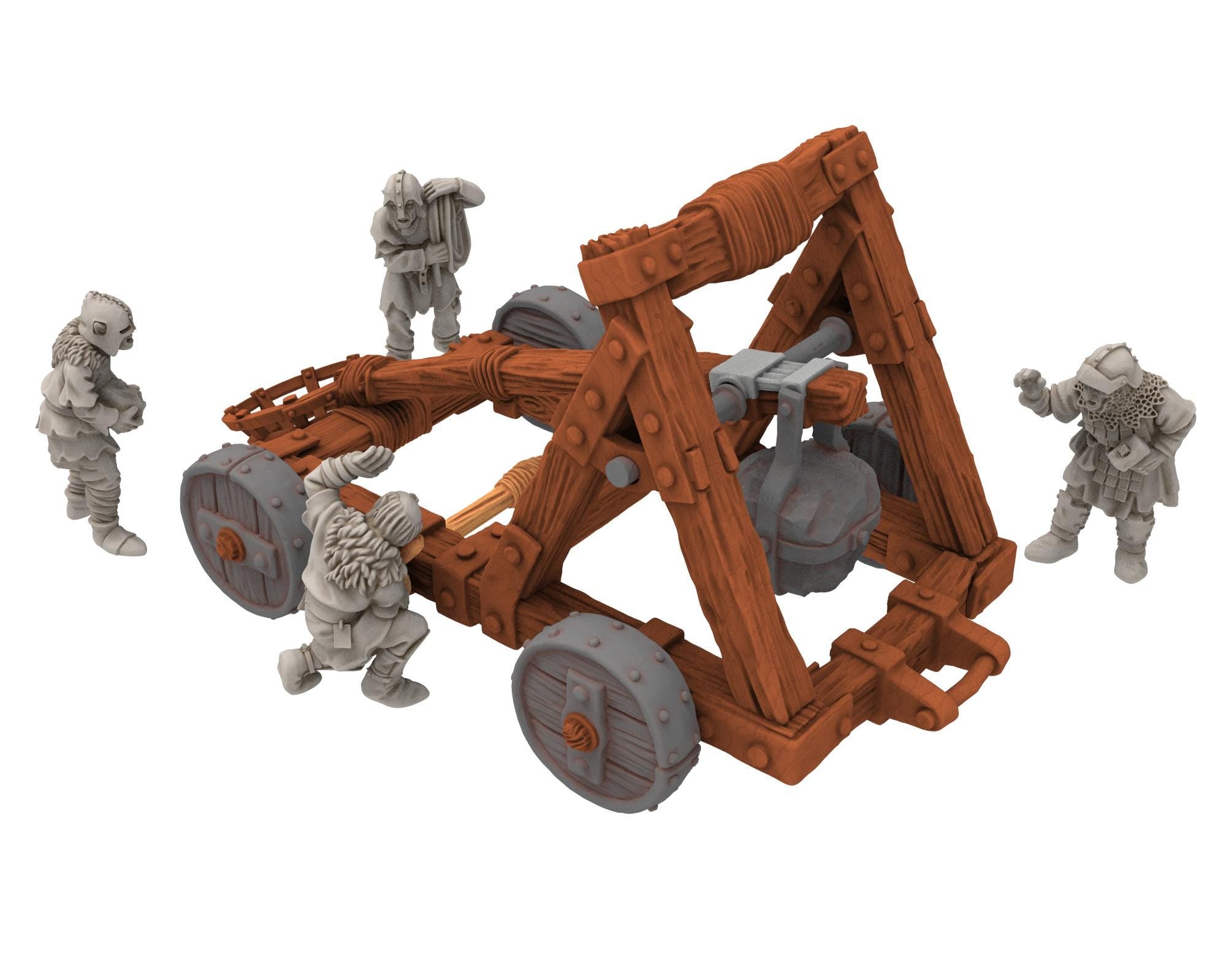 Orcs horde - Orc Siege Crew, Assault warriors warband, Middle rings miniatures for wargame D&D, Lotr... Medbury miniatures