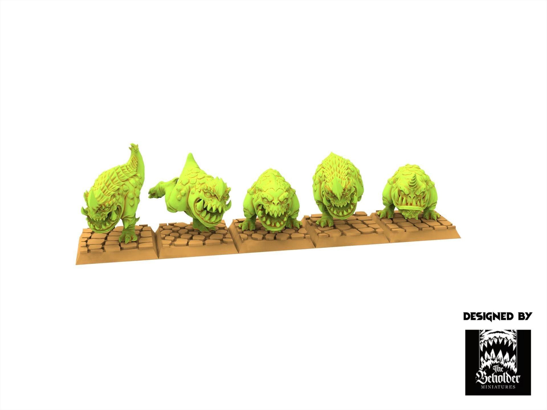 Orc & Goblin - Kavehorrors Whisperers - The Black horde, utilisables pour Oldhammer, king of wars, 9th age