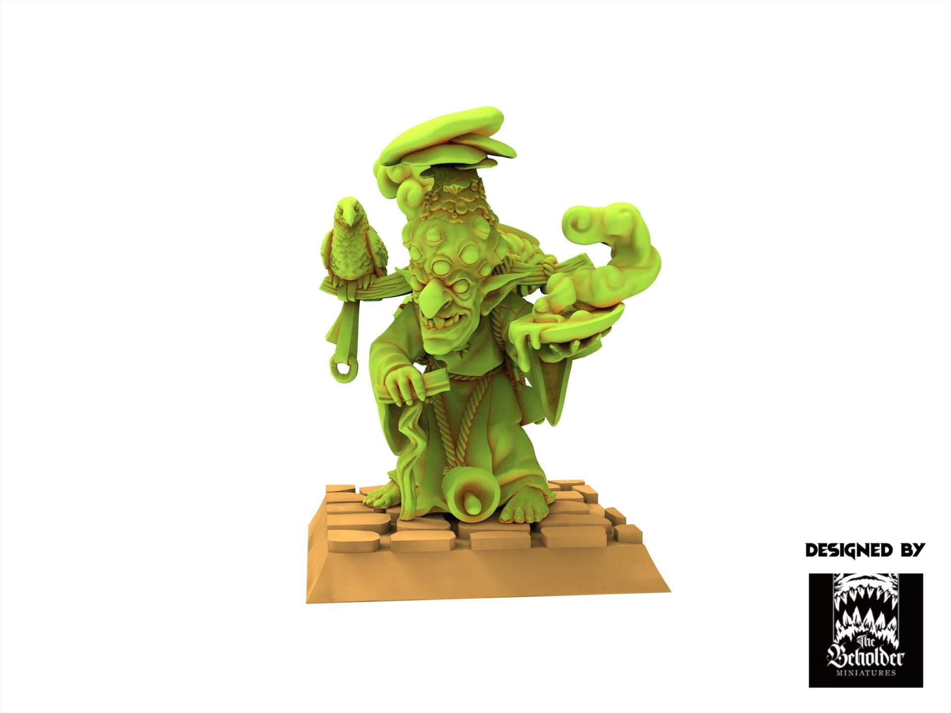 Orc & Goblin - Mushroom Eaters - The Black horde, utilisables pour Oldhammer, king of wars, 9th age