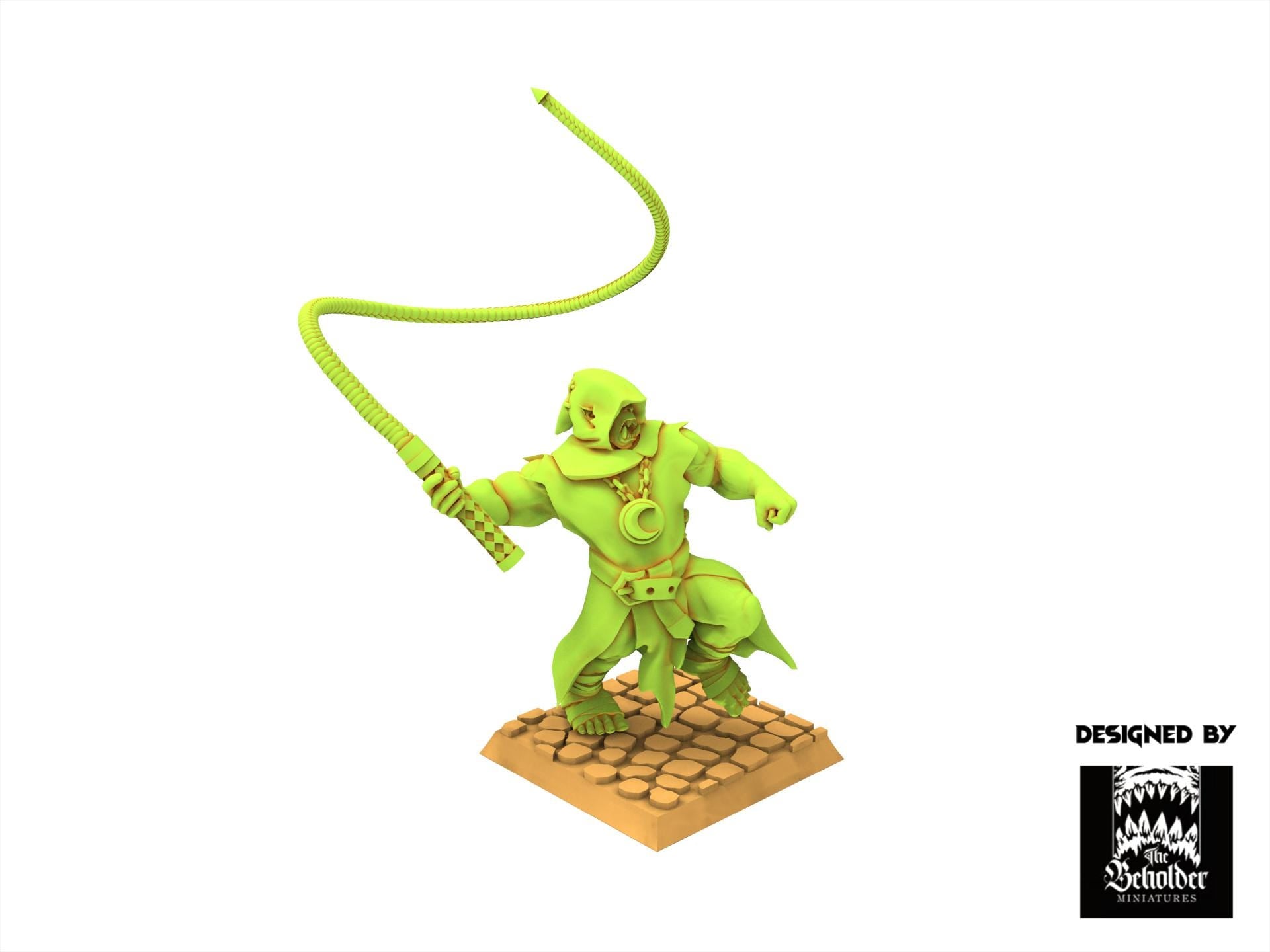 Orc & Goblin - Trebuchert and Crew - The Black horde, utilisables pour Oldhammer, king of wars, 9th age