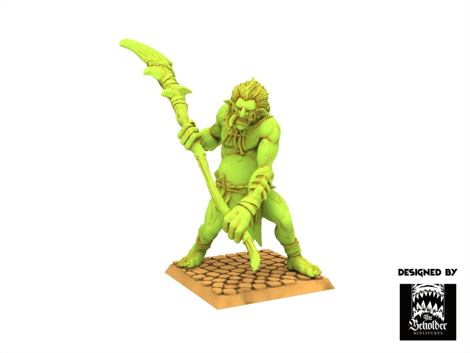 Orc & Goblin - Mountains Trolls, The Black Horde, utilisables pour Oldhammer, king of wars, 9th age