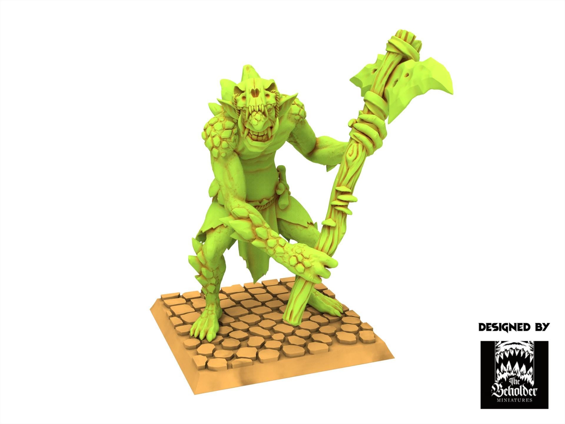 Orc & Goblin - Rock Trolls, The Black Horde, utilisables pour Oldhammer, king of wars, 9th age
