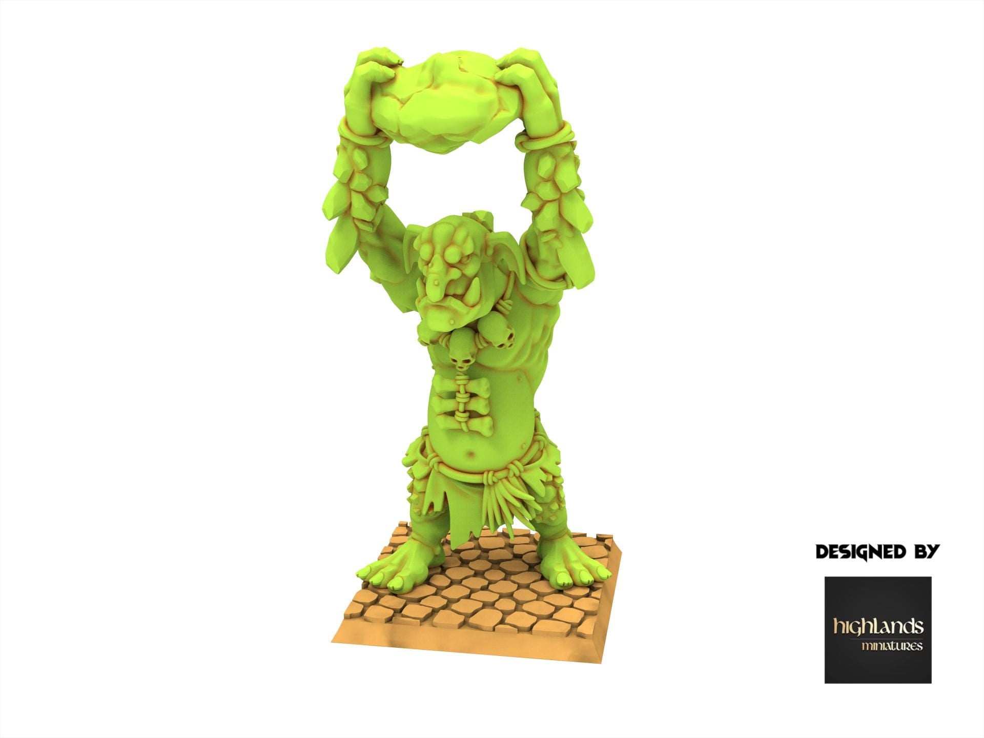 Orc & Goblin - Cave Trolls, utilisables pour Oldhammer, king of wars, 9th age