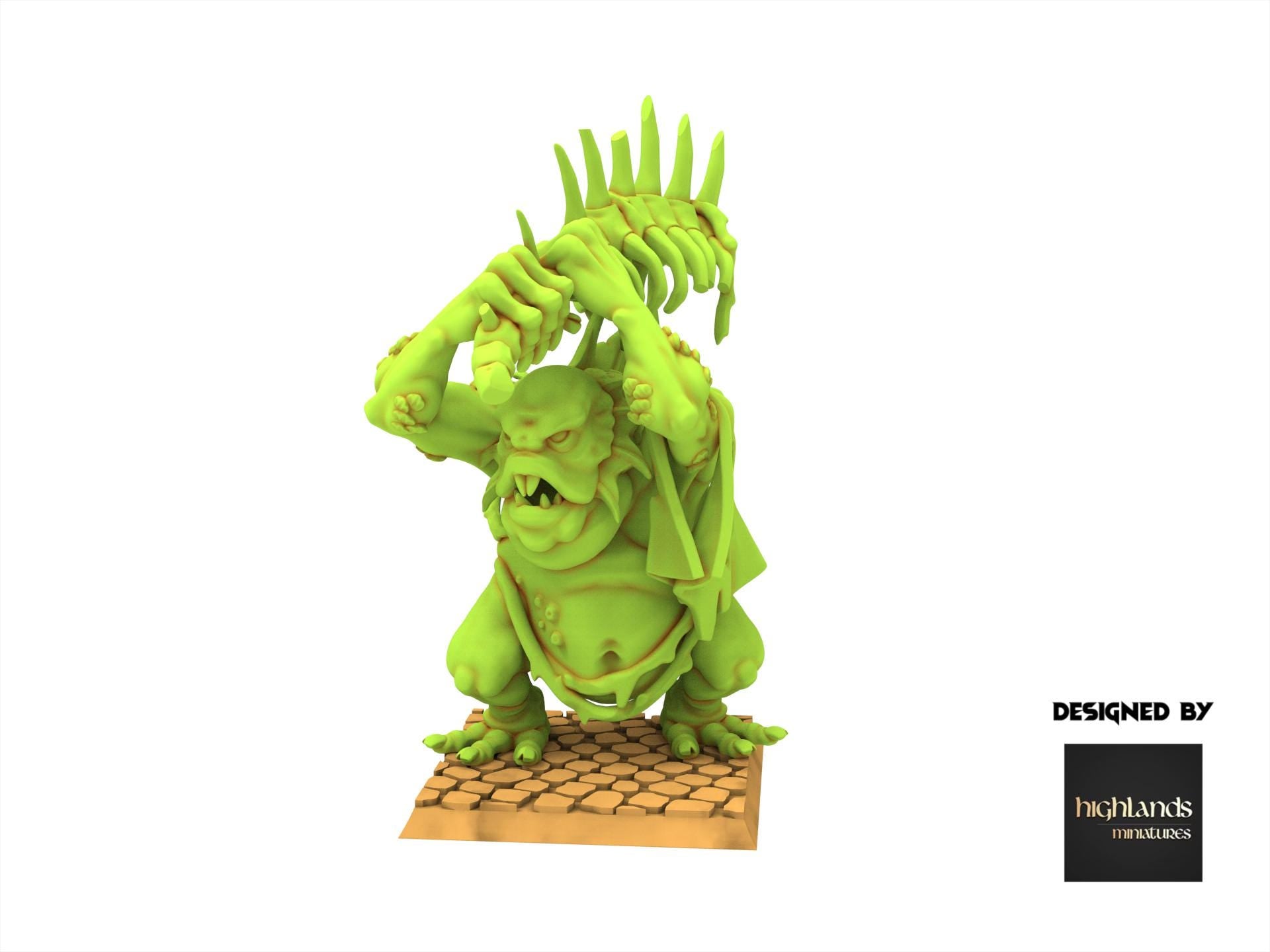 Orc & Goblin - Swamp Trolls, utilisables pour Oldhammer, king of wars, 9th age