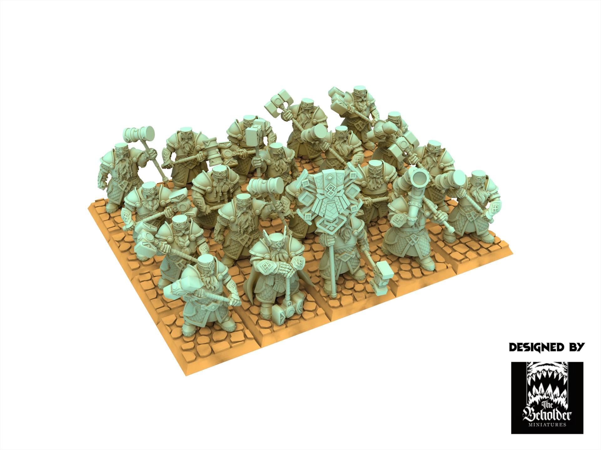 Dwarves - Hammer Brotherhood Warriors, Dwarven Kingdoms, Keeper of the Deep Mountains