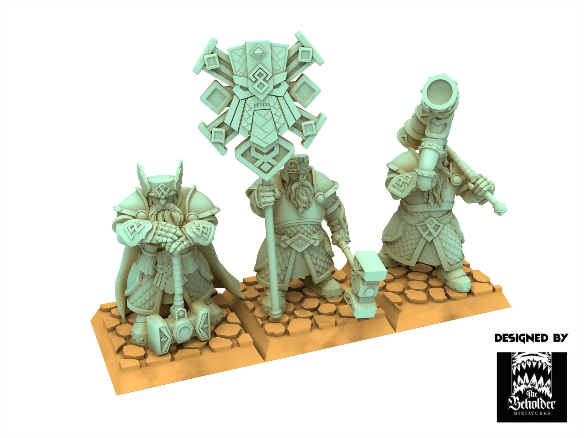 Dwarves - Hammer Brotherhood Warriors, Dwarven Kingdoms, Keeper of the Deep Mountains