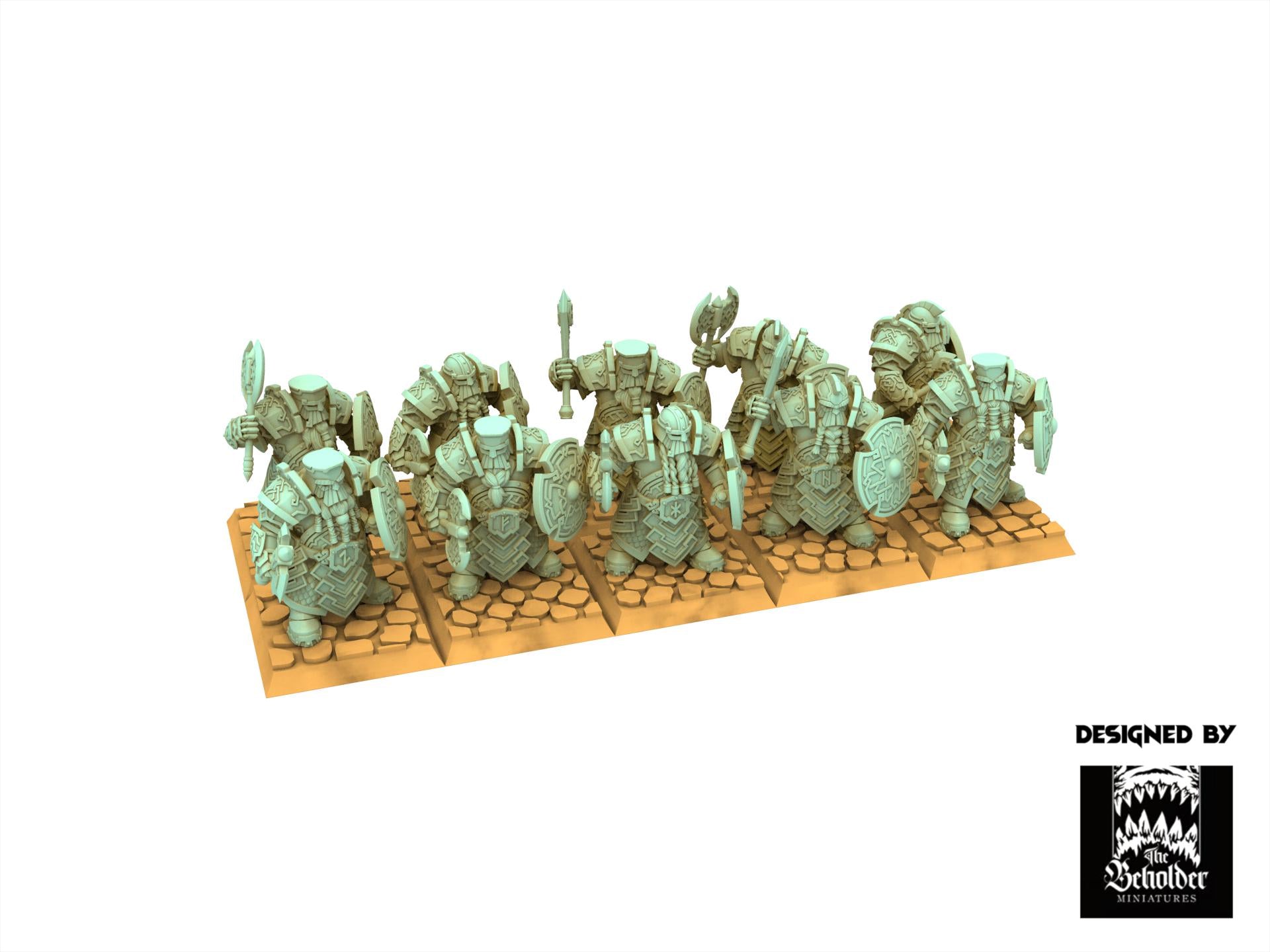 Dwarves - Ironheads Warriors, Dwarven Kingdoms, Keeper of the Deep Mountains