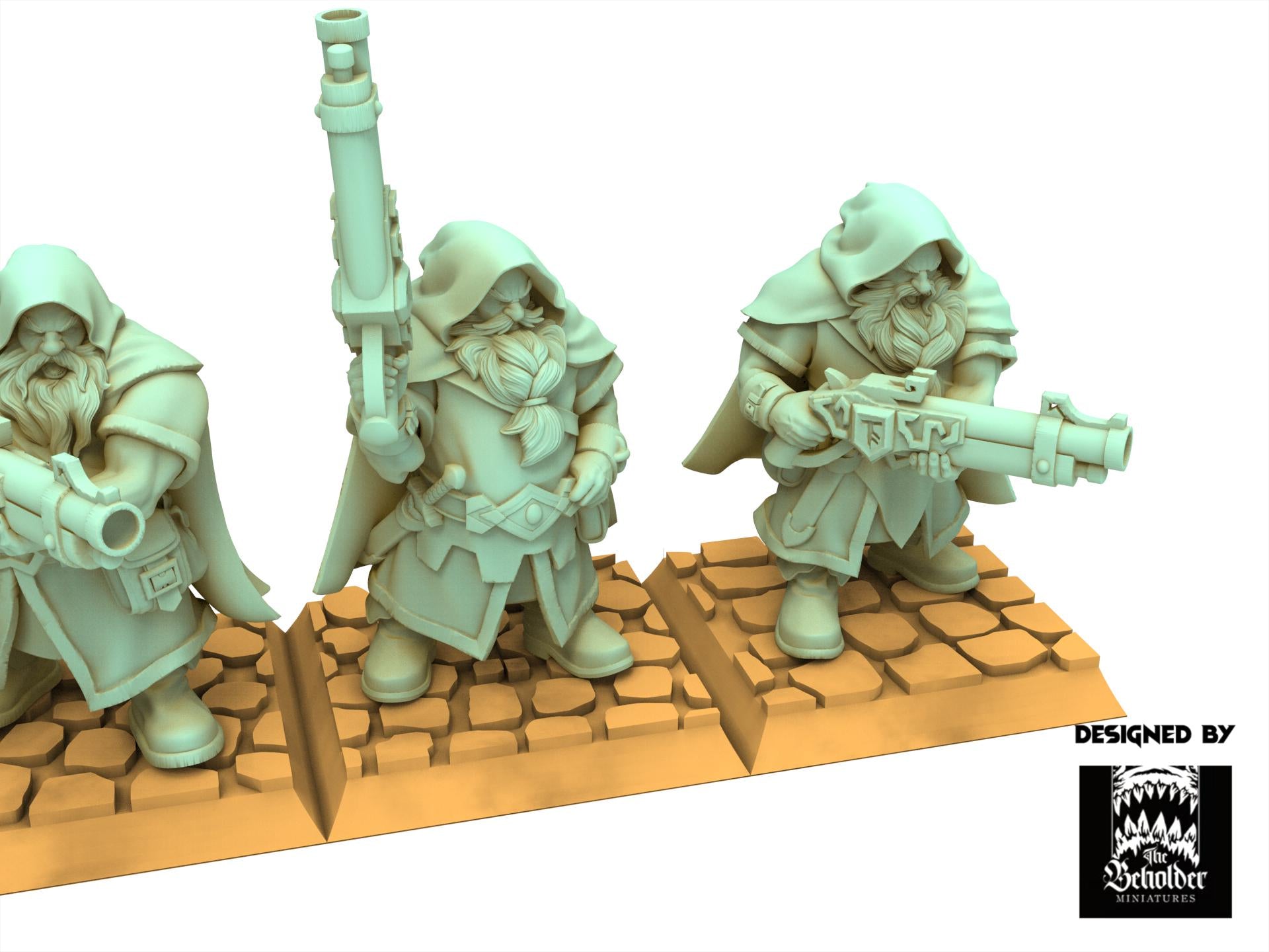 Dwarves - Sharpshooters with Blunberbuss, Dwarven Kingdoms, Keeper of the Deep Mountains