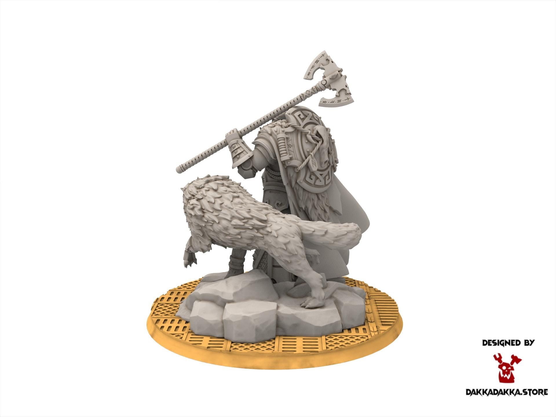 Legio Prima - Fein'ar The Wolfborn, mechanized infantry, post apocalyptic empire, usable for tabletop wargame.