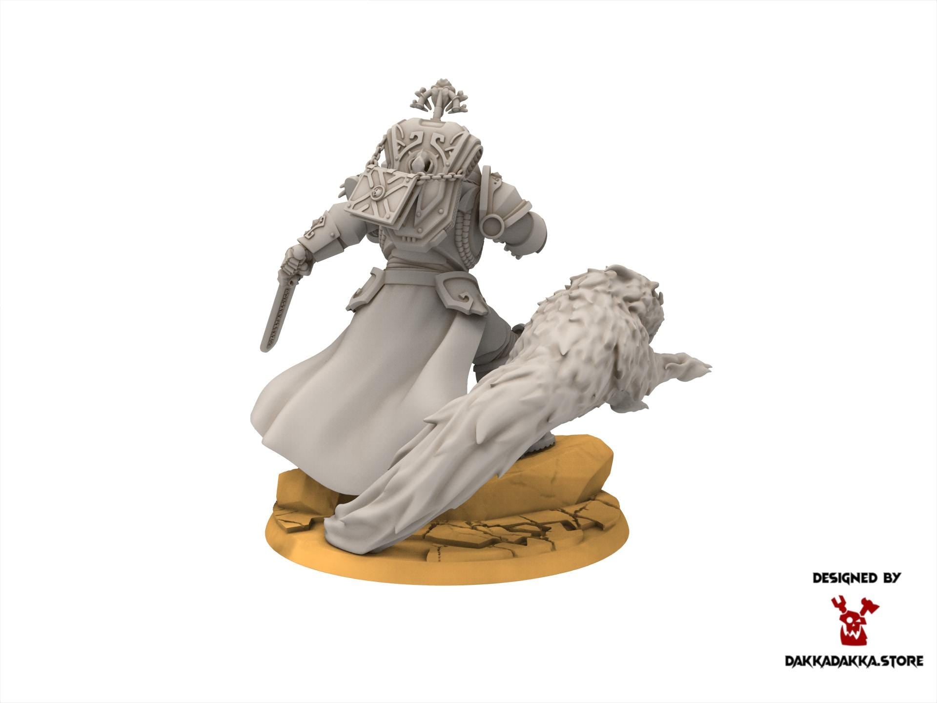 Legio Prima - Olaf The White Fang, mechanized infantry, post apocalyptic empire, usable for tabletop wargame.