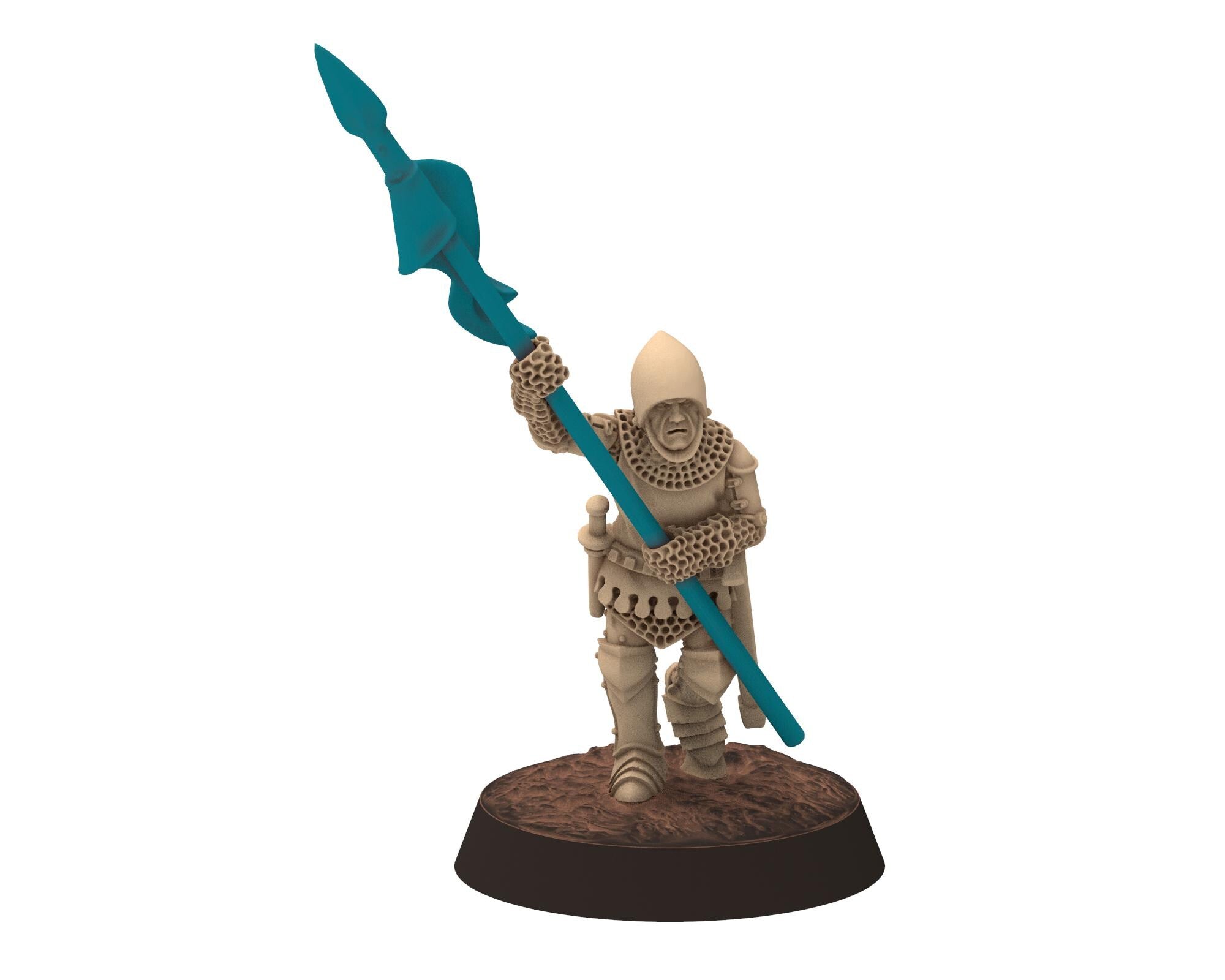 Medieval - Knight Commanders: Leader, Musician, Banner, 14-15th century Staff, 28mm Historical Wargame, Saga... Medbury miniatures