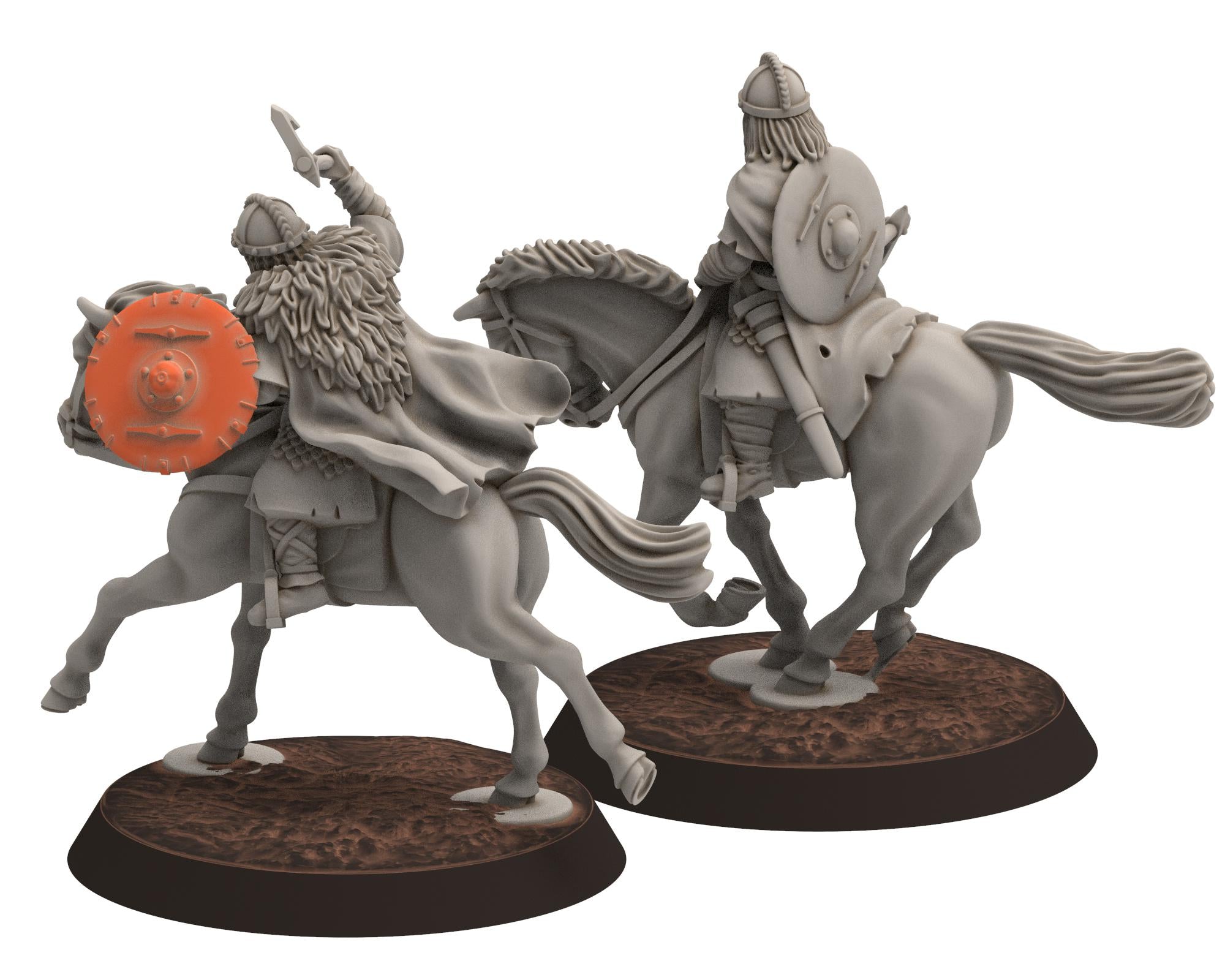 Wildmen - Savage Wildmen Riders, Dun warriors warband, Middle rings miniatures for wargame D&D, Lotr... Medbury miniatures