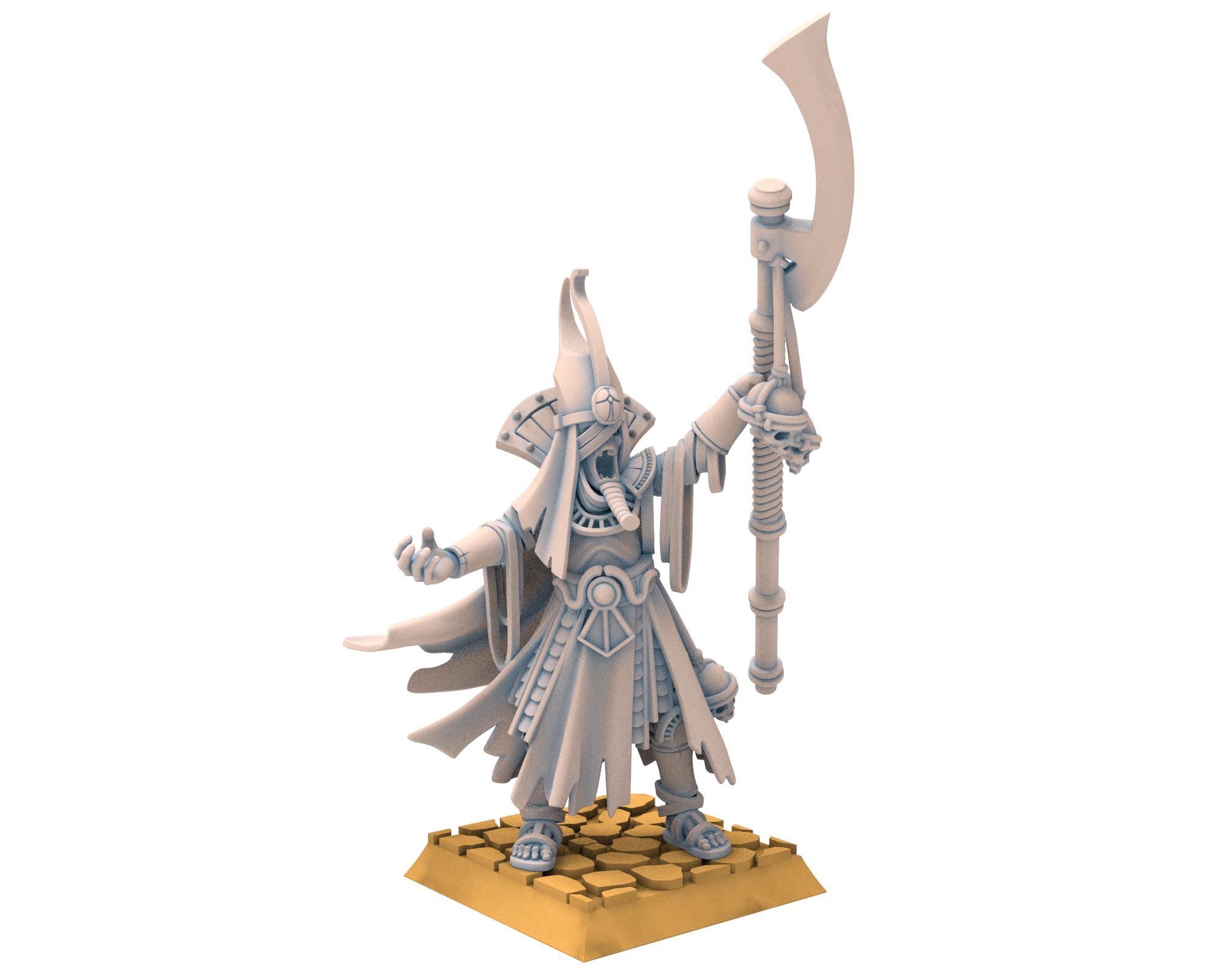 Eternal Dynasties - Pharaoh Funeral Ship, The Ancient Skeletons, Fantasy Battle, Oldhammer, King of war, D&D