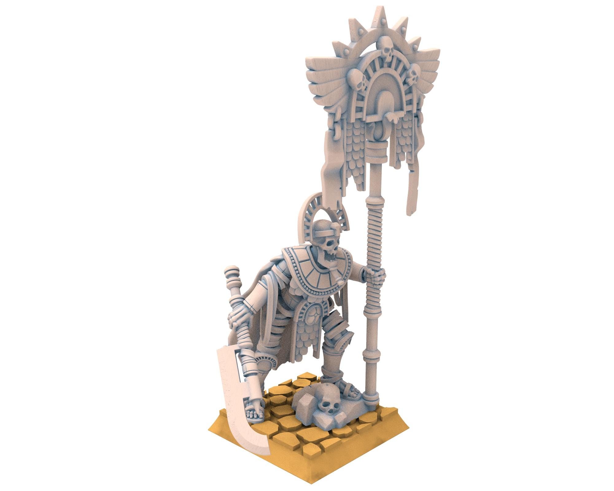 Eternal Dynasties - Eternal Pharaoh Banner, The Ancient Skeletons, Fantasy Battle, Oldhammer, King of war, D&D