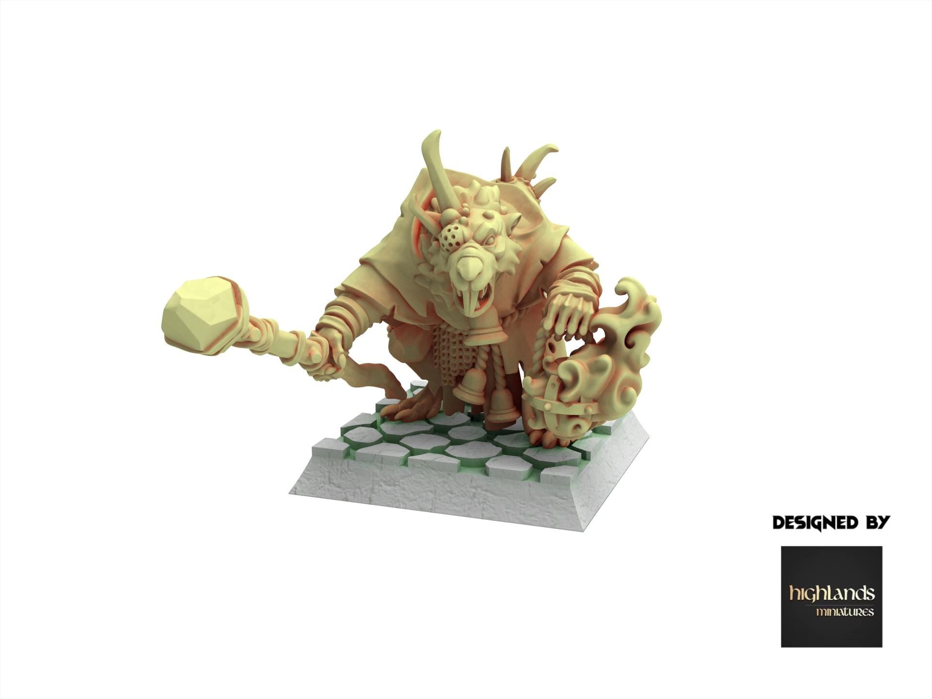 Rattigan - Vermin Pastor, giant rat of the dirty deep, highland, plague spreader