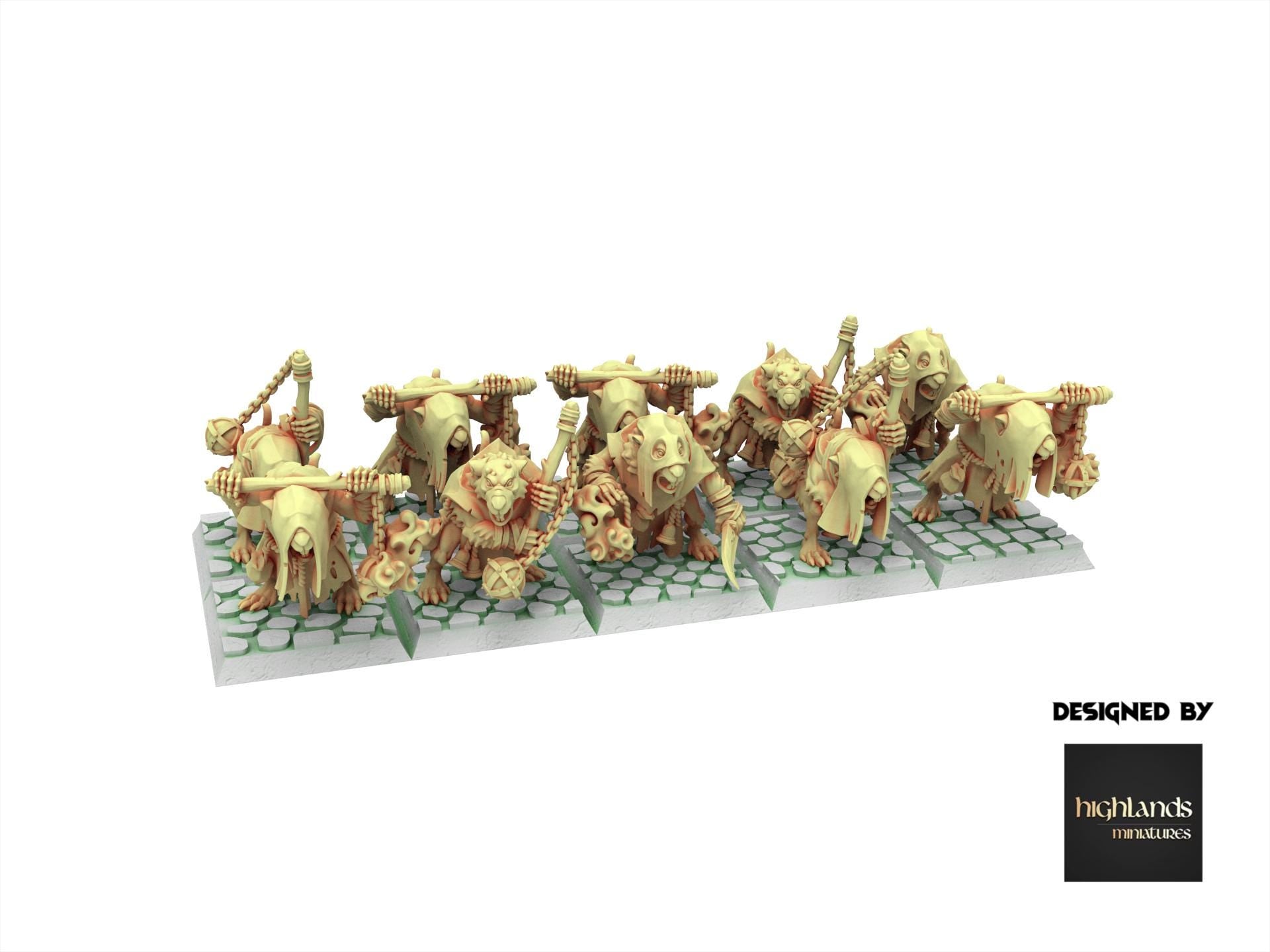 Rattigan - Vermin Acolytes Censer, giant rat of the dirty deep, highland, plague spreader