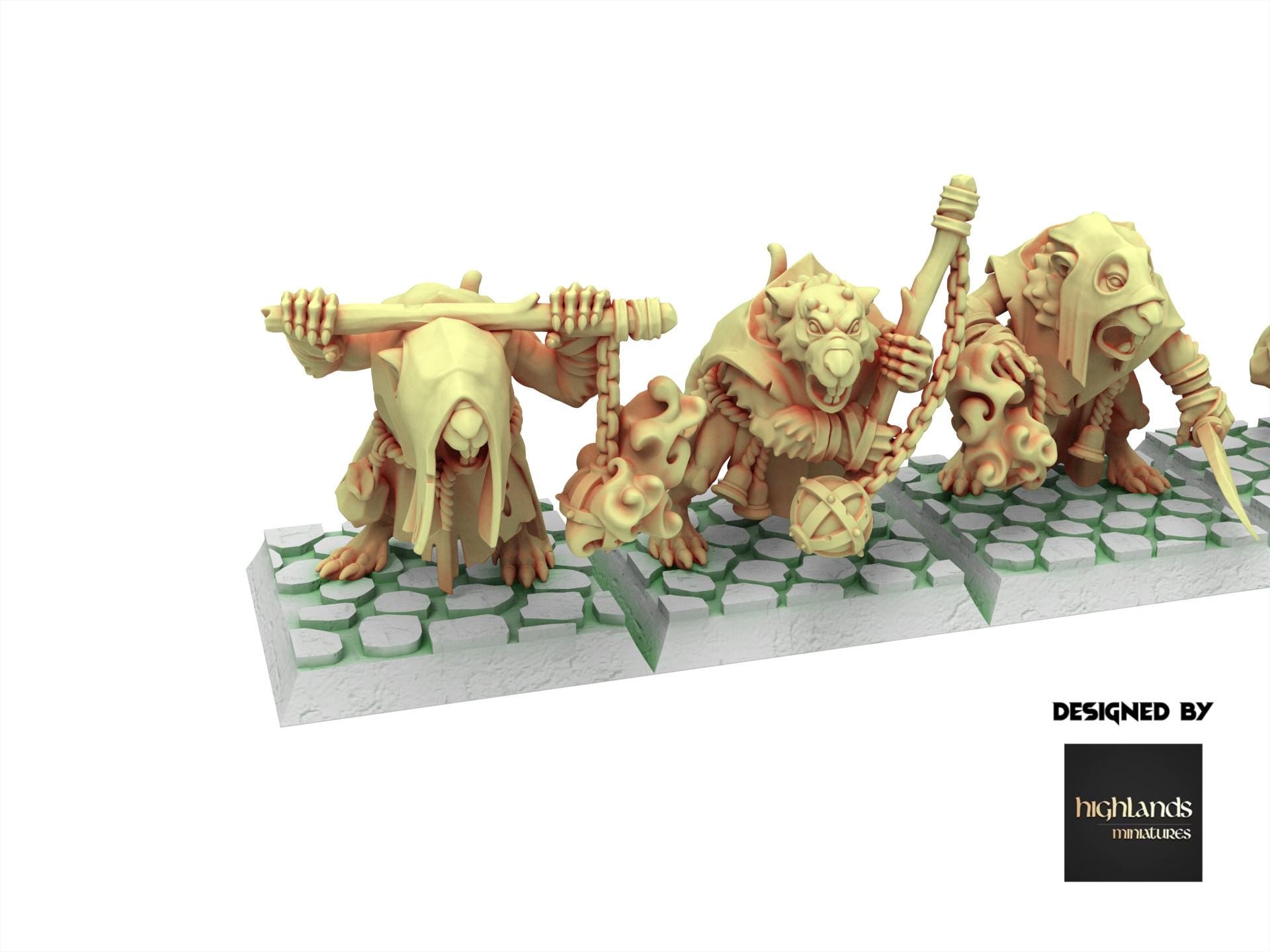 Rattigan - Vermin Acolytes Censer, giant rat of the dirty deep, highland, plague spreader