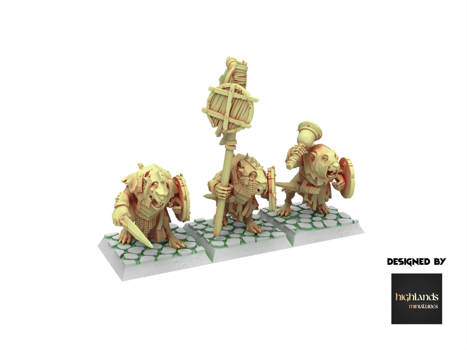 Rattigan - Sewer Rats with Hand Weapons, giant rat of the dirty deep, highland, plague spreader