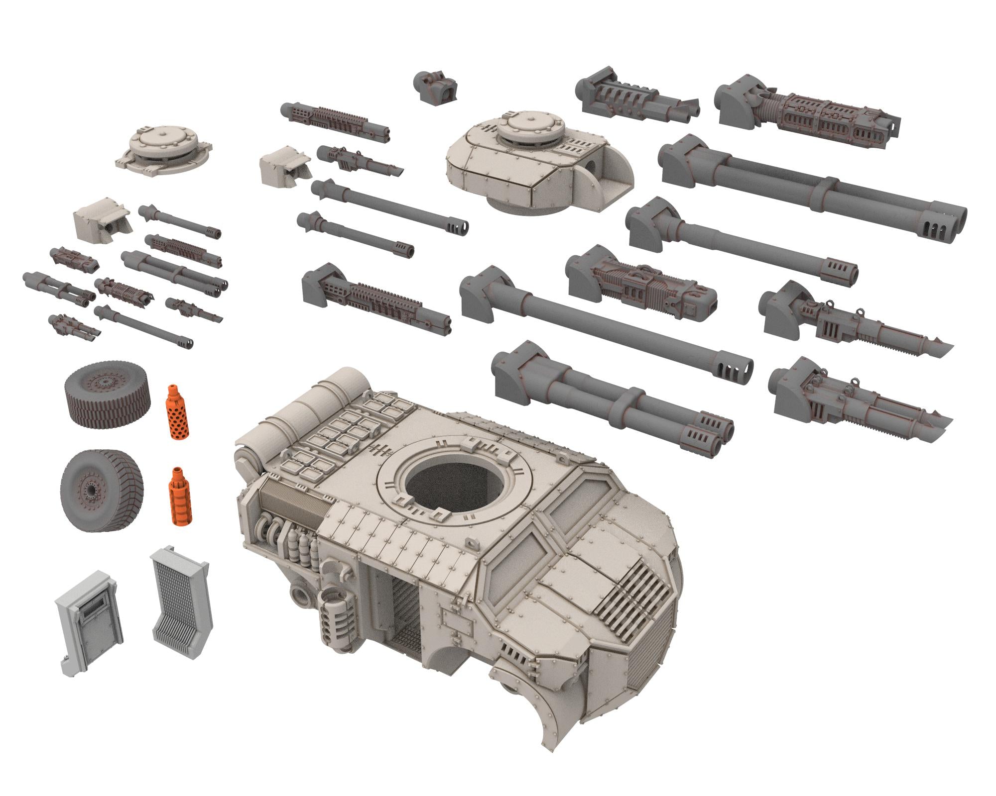 Military - Bufalo Versatile FIV - A Relic of Damocles' Conquest, imperial, post-apocalyptic empire, usable for tabletop wargame