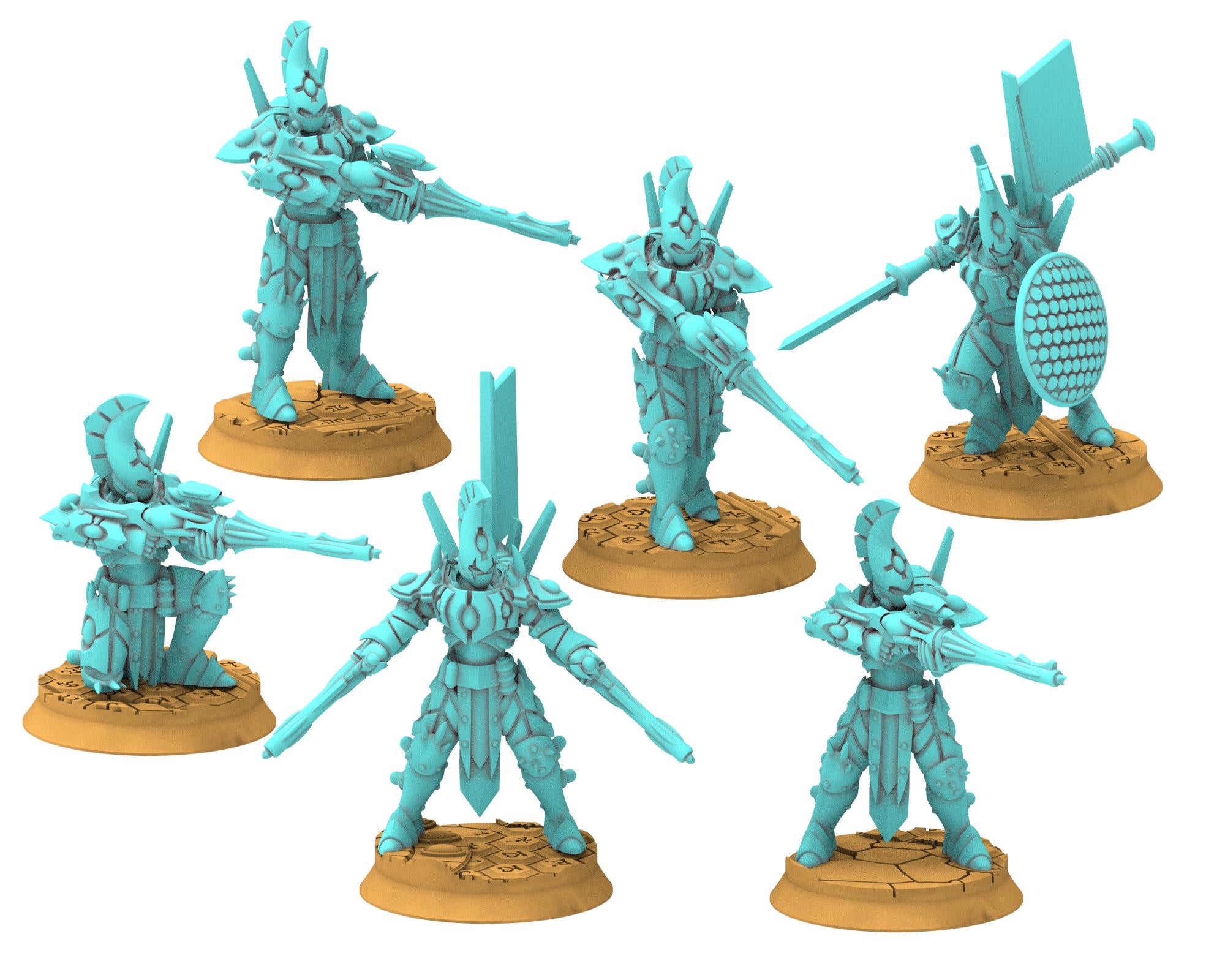 Space Elves - Pirate Mercenaries - Tech Elves Edge Miniatures, The Cursed Dimension