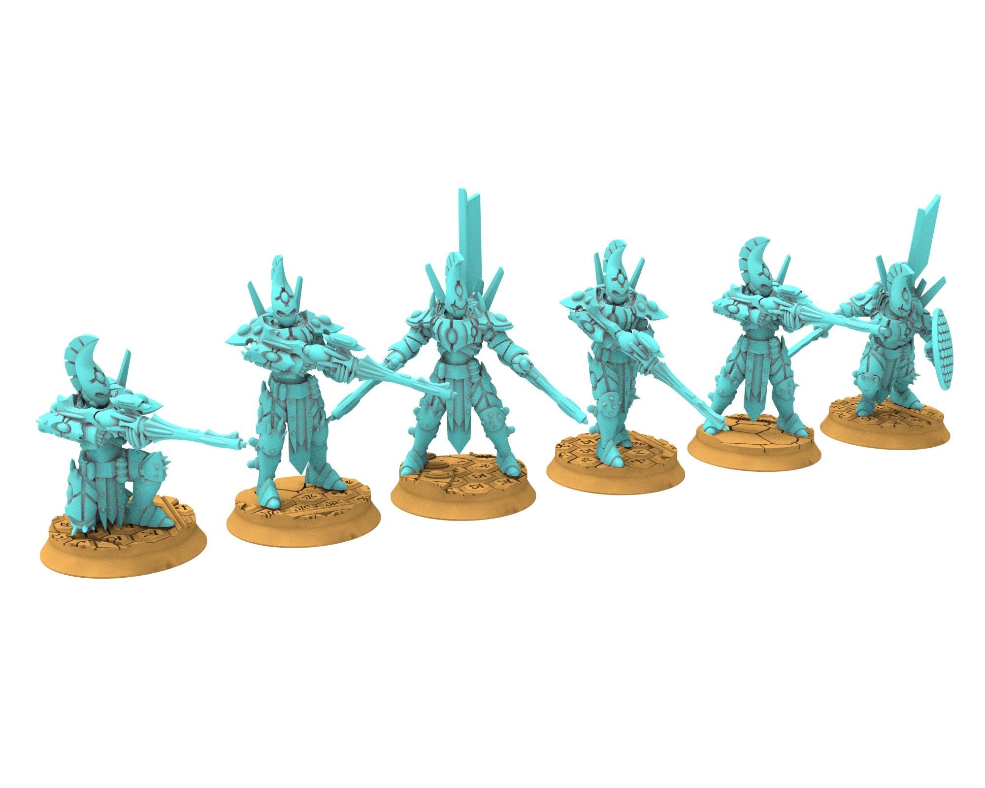 Space Elves - Pirate Mercenaries - Tech Elves Edge Miniatures, The Cursed Dimension