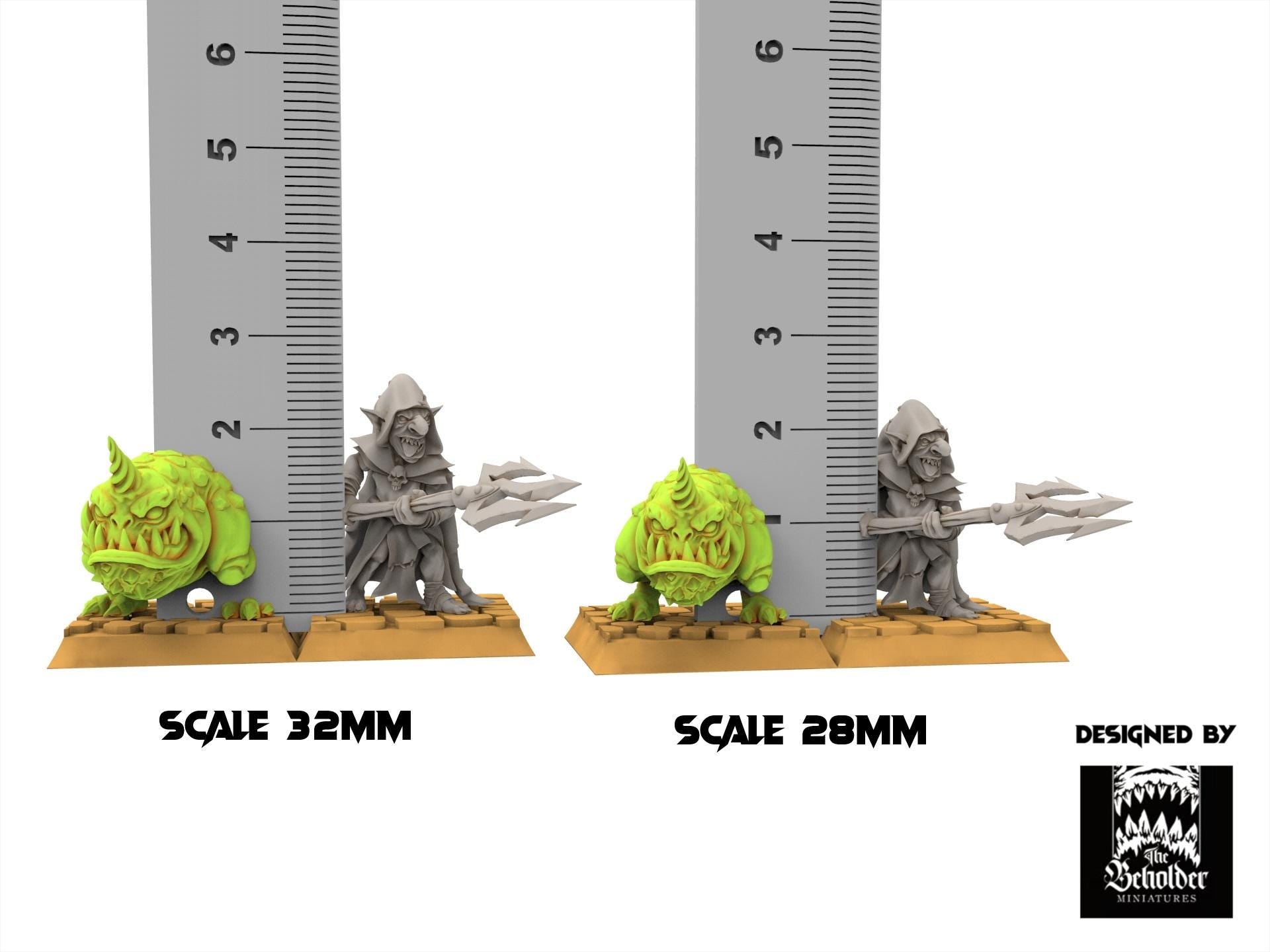 Orc & Goblin - Kavehorrors Whisperers - The Black horde, utilisables pour Oldhammer, king of wars, 9th age