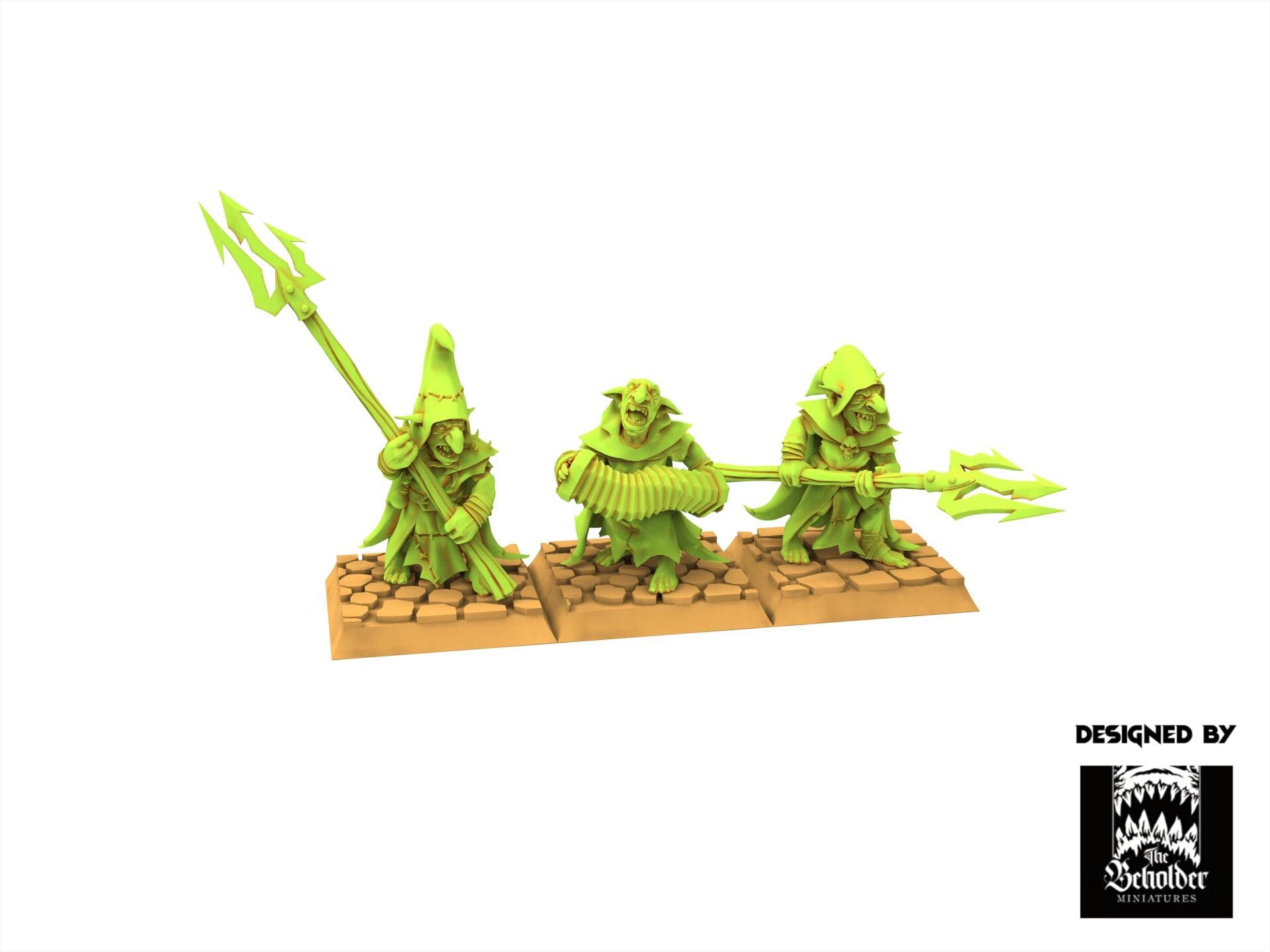 Orc & Goblin - Kavehorrors Whisperers - The Black horde, utilisables pour Oldhammer, king of wars, 9th age