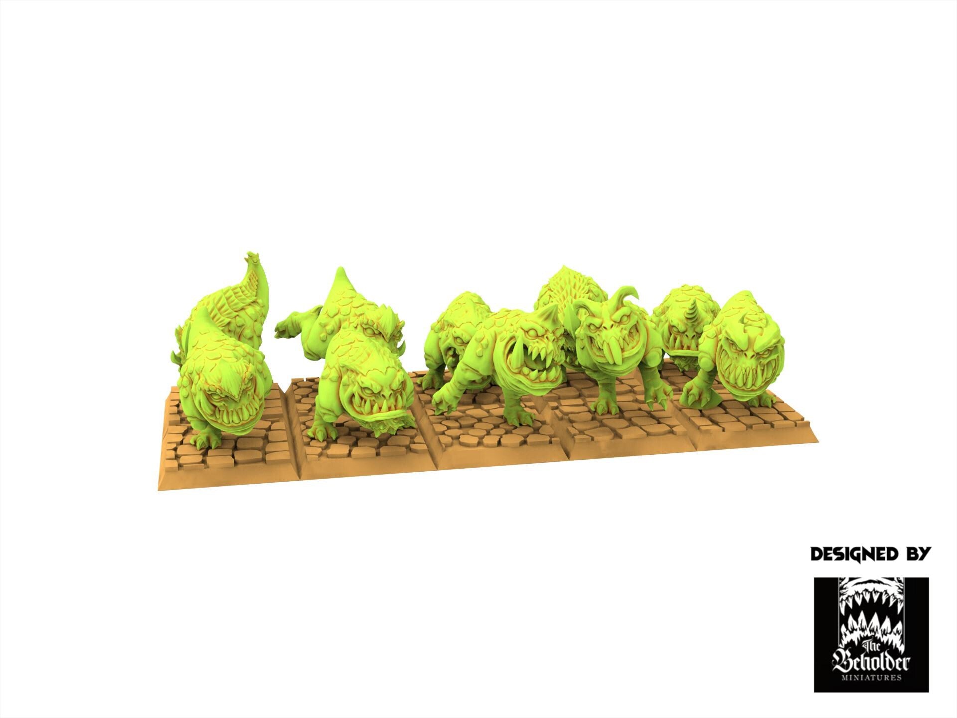 Orc & Goblin - Kavehorrors Whisperers - The Black horde, utilisables pour Oldhammer, king of wars, 9th age