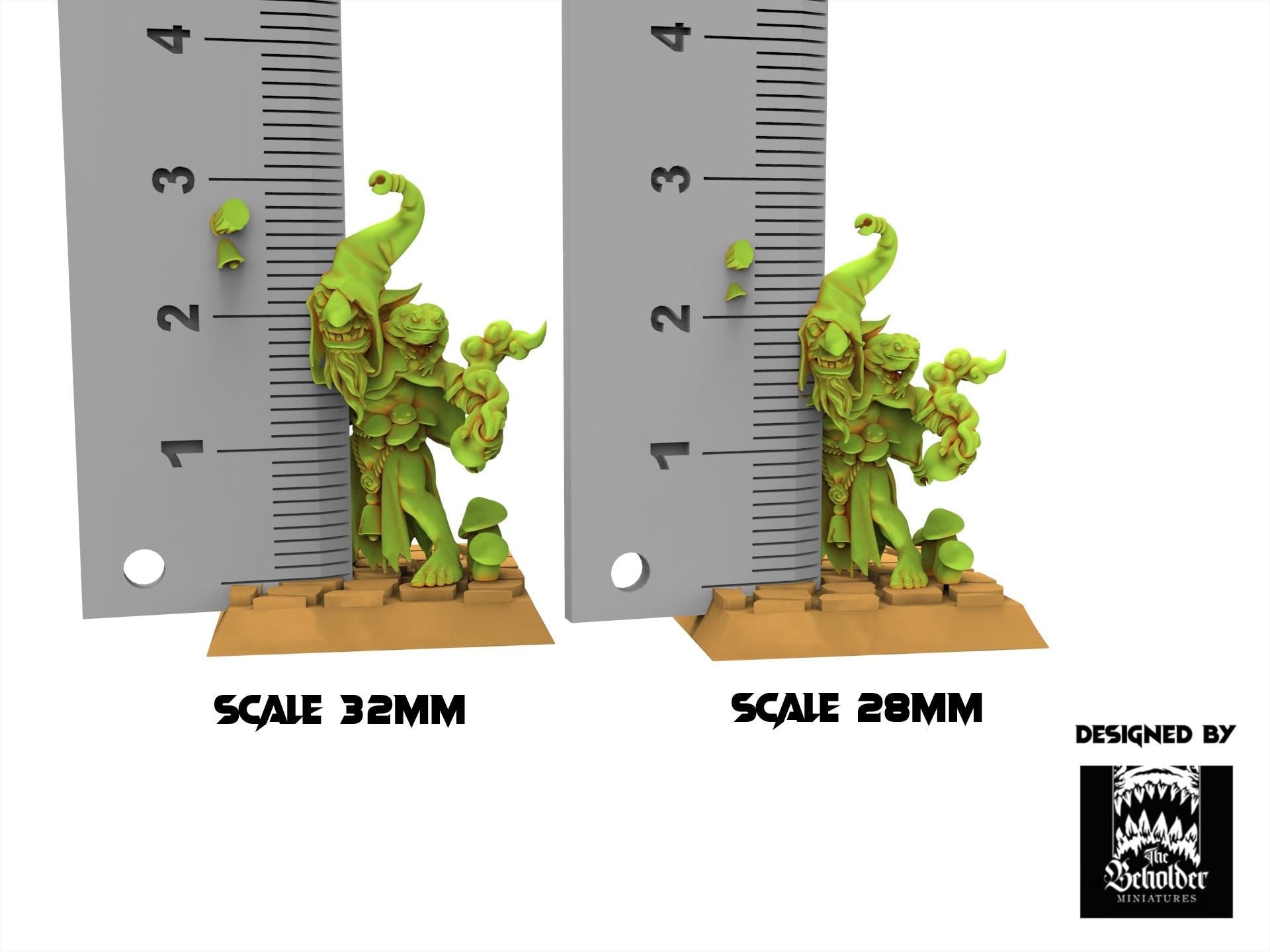 Orc & Goblin - Mushroom Eaters - The Black horde, utilisables pour Oldhammer, king of wars, 9th age
