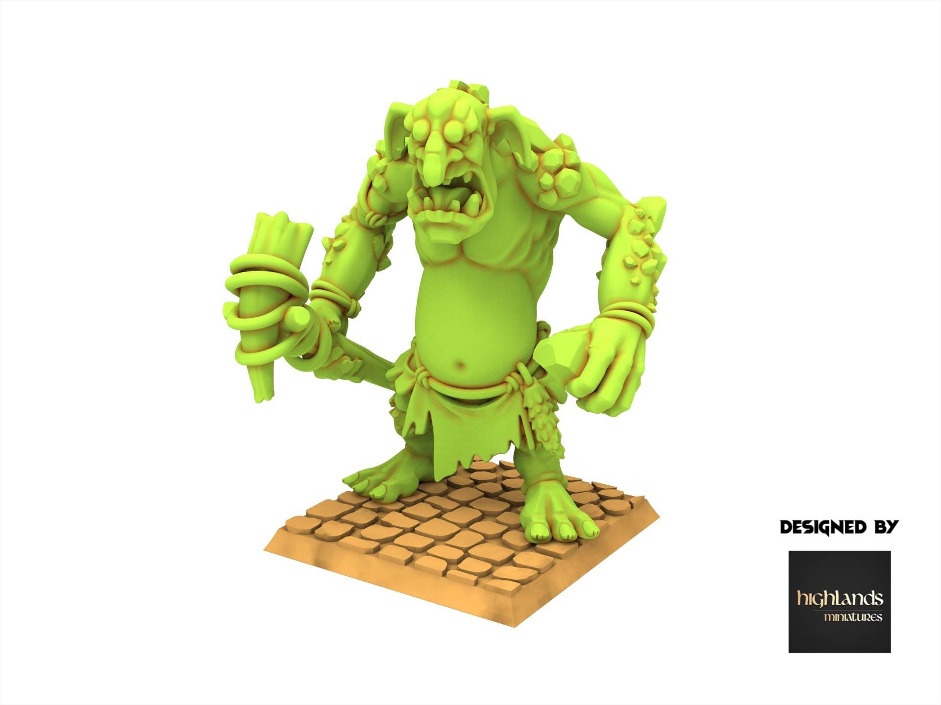 Orc & Goblin - Cave Trolls, utilisables pour Oldhammer, king of wars, 9th age