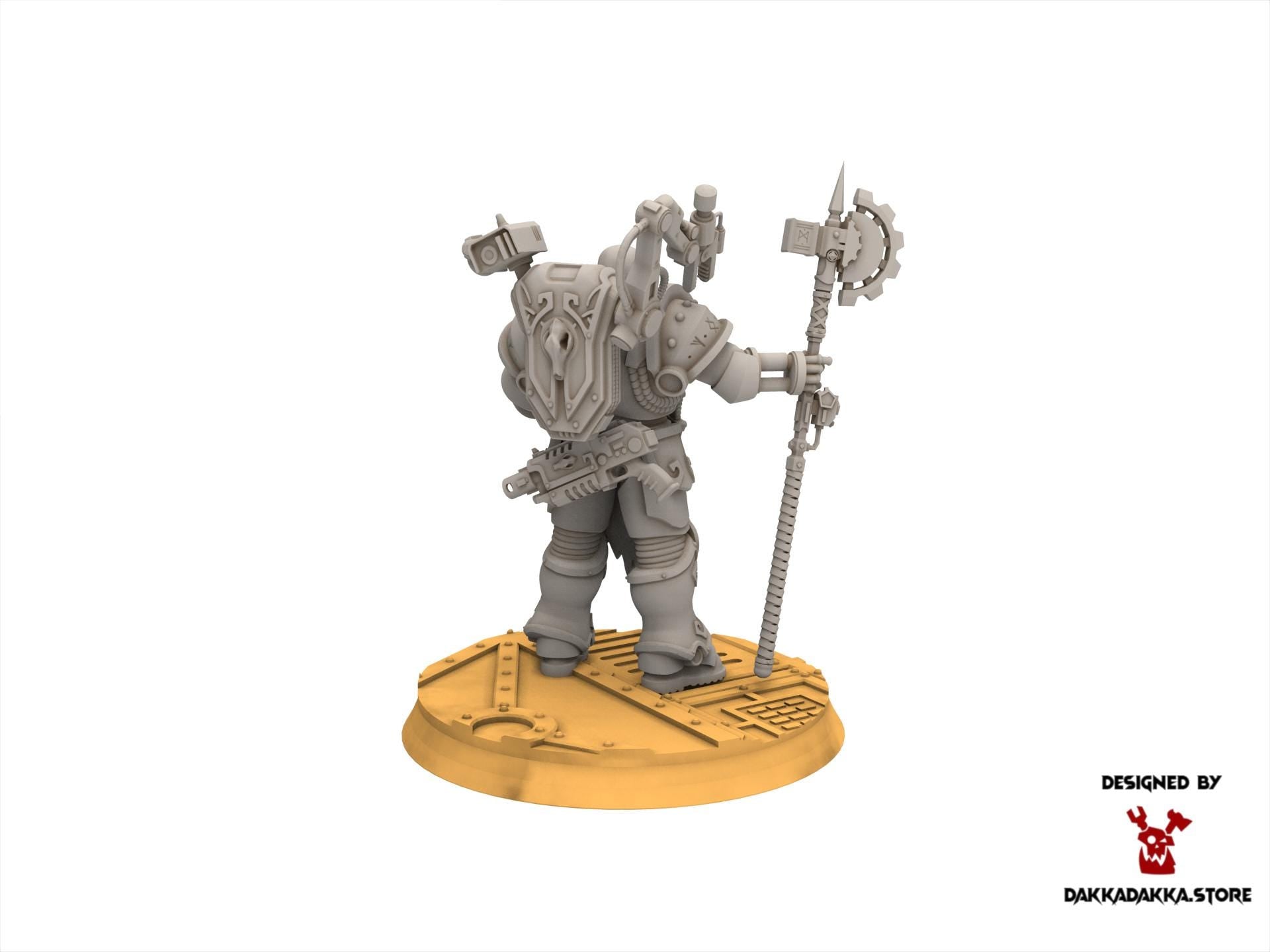 Legio Prima - Dangran Father of Ethereal Mountains, mechanized infantry, post apocalyptic empire, usable for tabletop wargame.