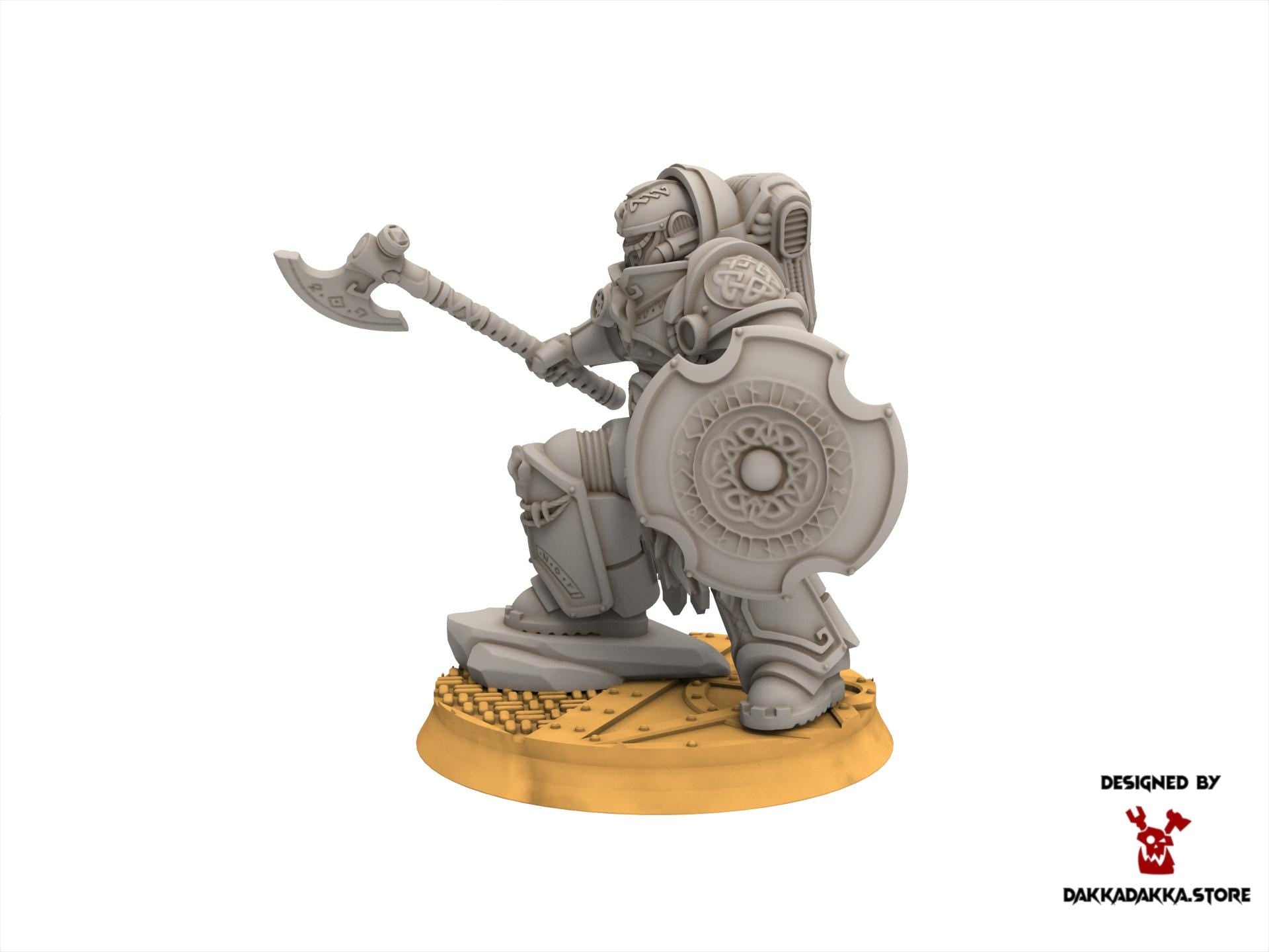 Legio Prima - Icebreaker Warrior, mechanized infantry, post apocalyptic empire, usable for tabletop wargame.