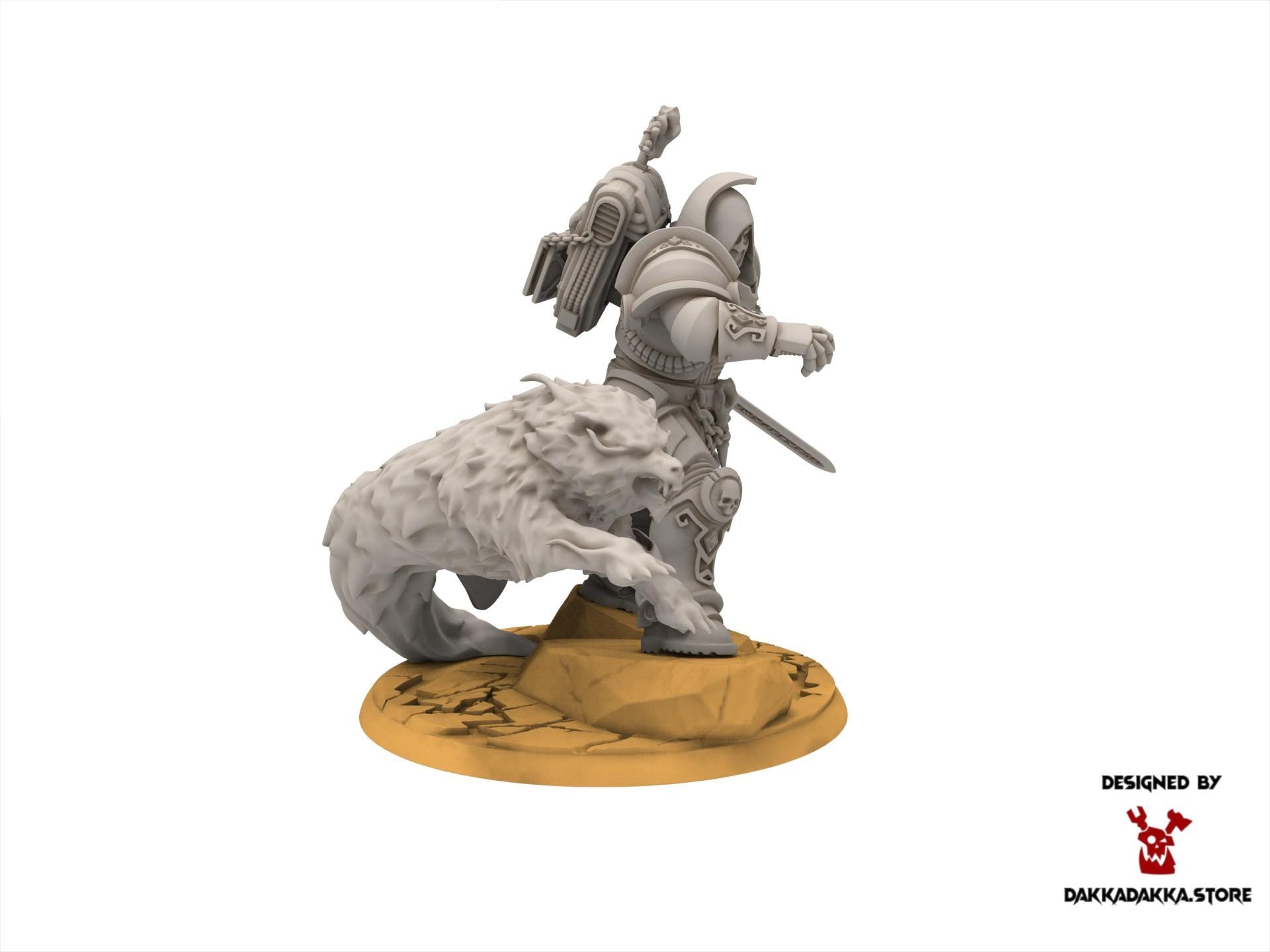 Legio Prima - Olaf The White Fang, mechanized infantry, post apocalyptic empire, usable for tabletop wargame.