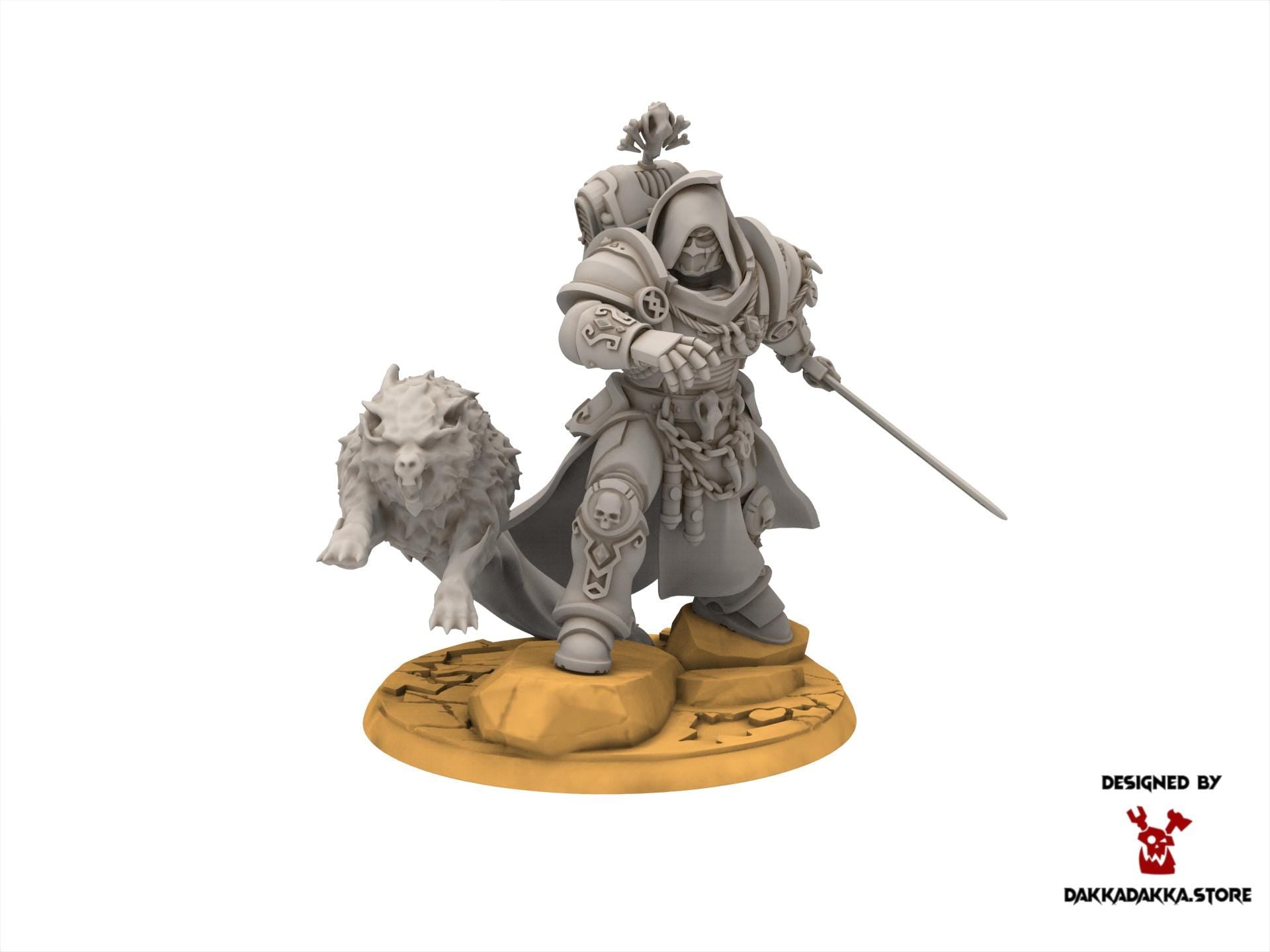 Legio Prima - Olaf The White Fang, mechanized infantry, post apocalyptic empire, usable for tabletop wargame.