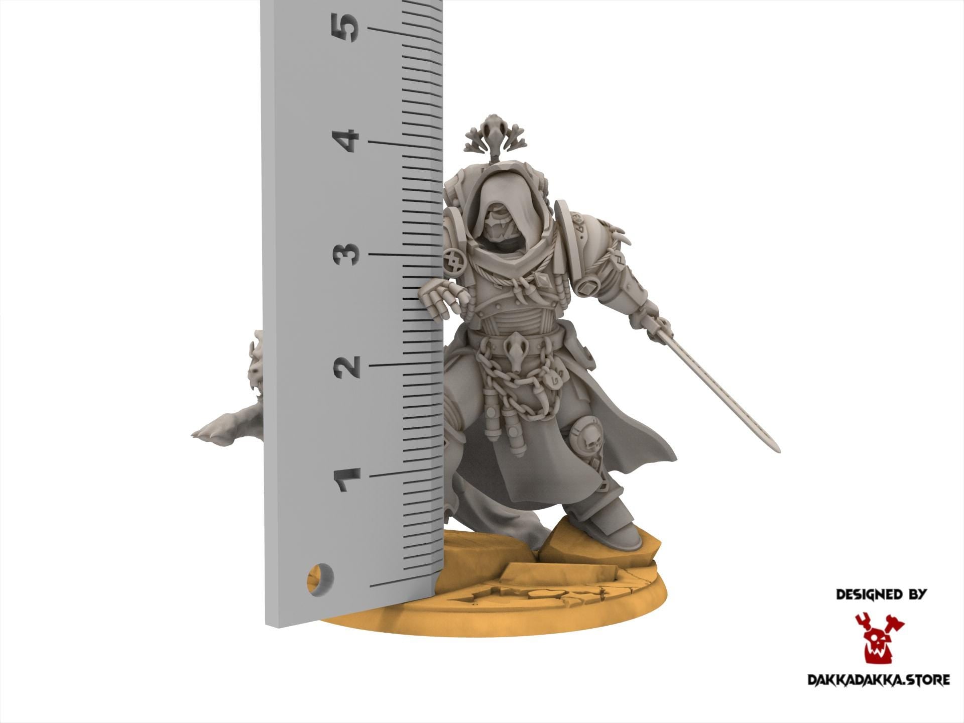 Legio Prima - Olaf The White Fang, mechanized infantry, post apocalyptic empire, usable for tabletop wargame.