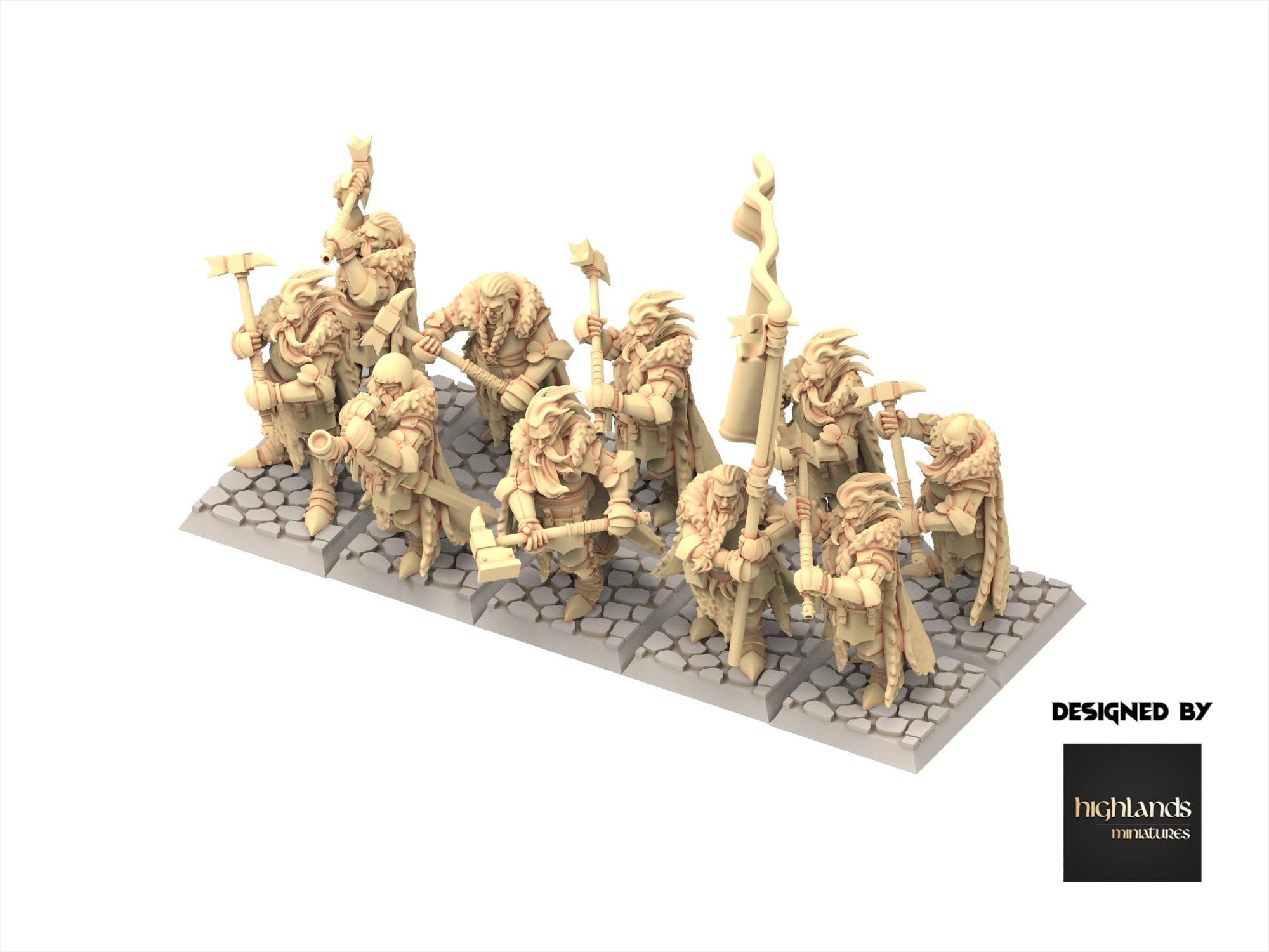 Imperial Fantasy - Mergenheim knights on foot