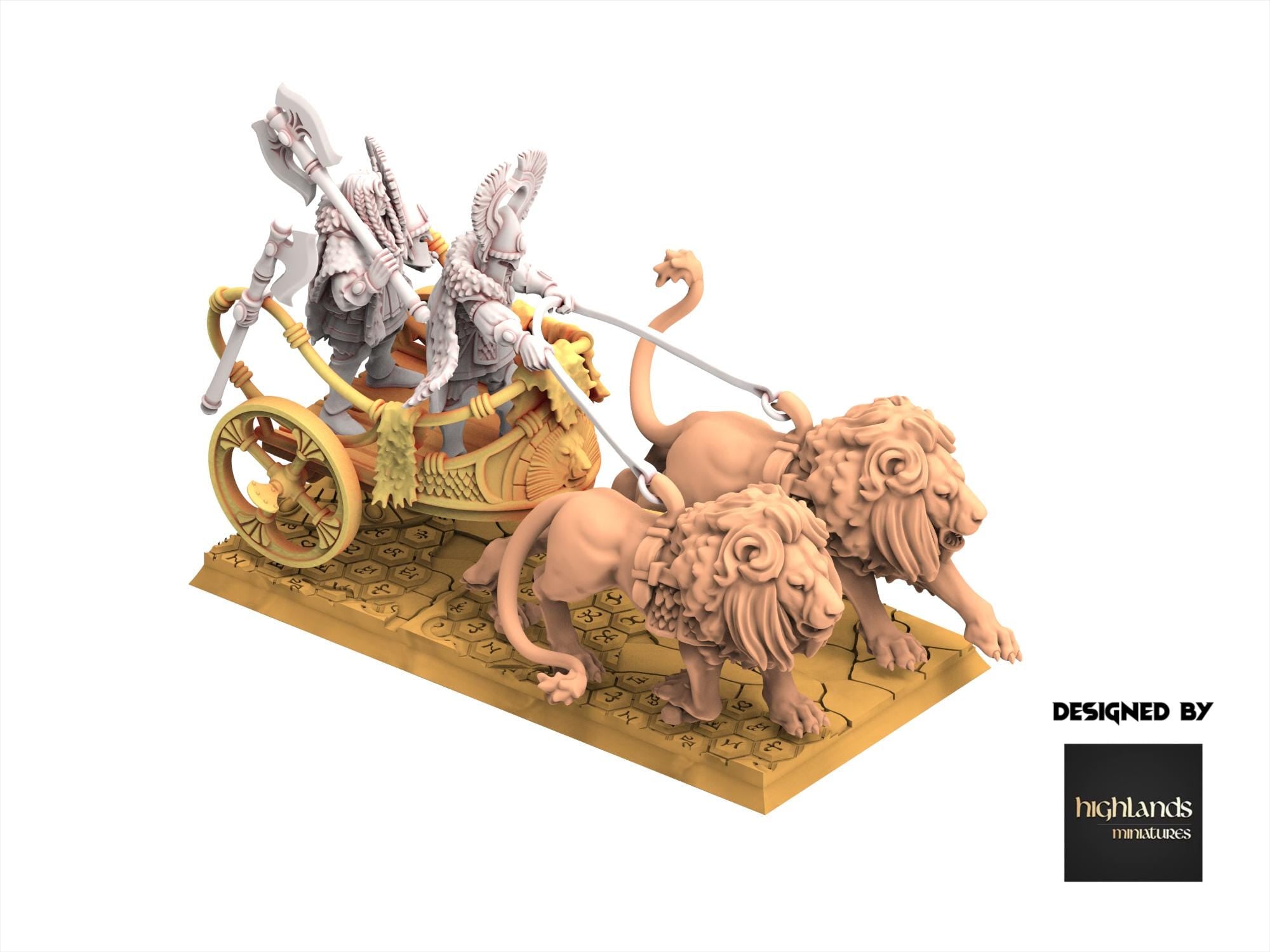 Hight Elves - Aegean Lions Chariot