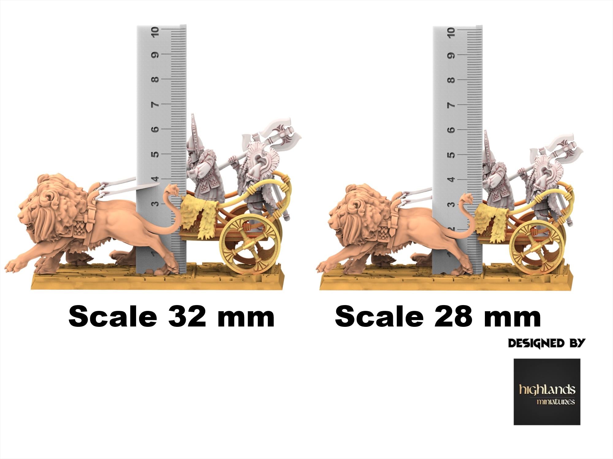 Hight Elves - Aegean Lions Chariot