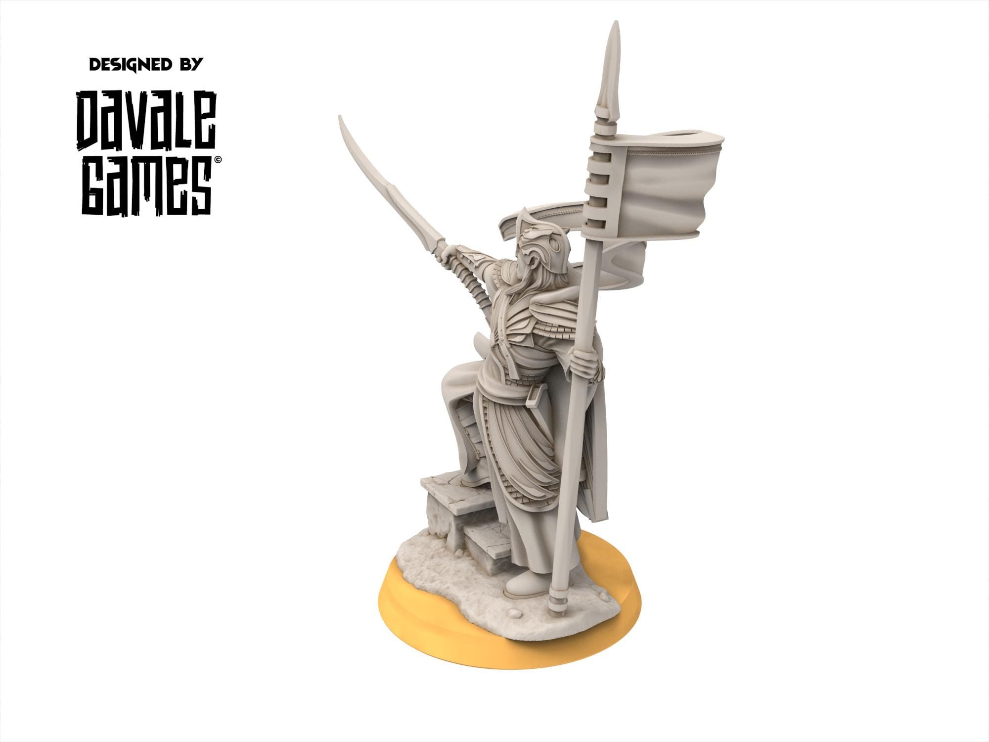 Rivandall - Banner of Galanthir on foot