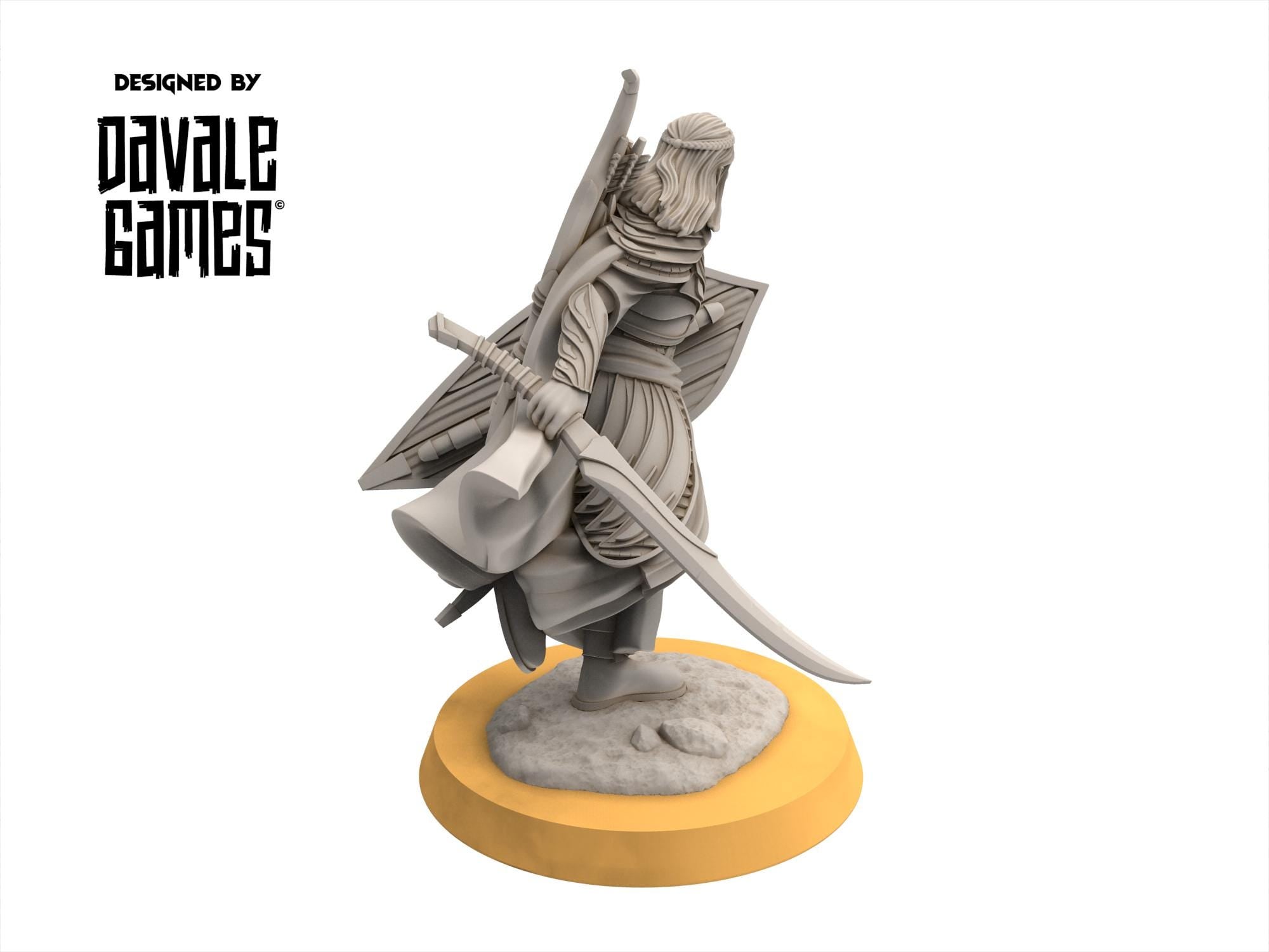 Rivandall - Captain of galanthir foot bow