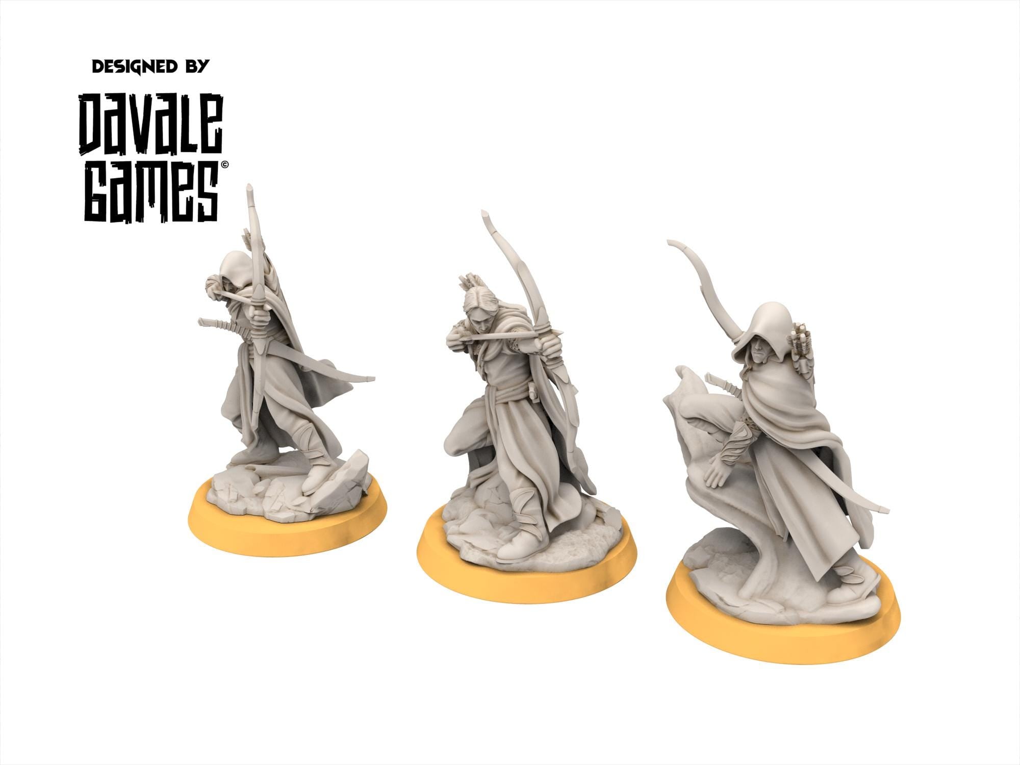 Rivandall - Galanthir Elves_ Forest Guardians with bow