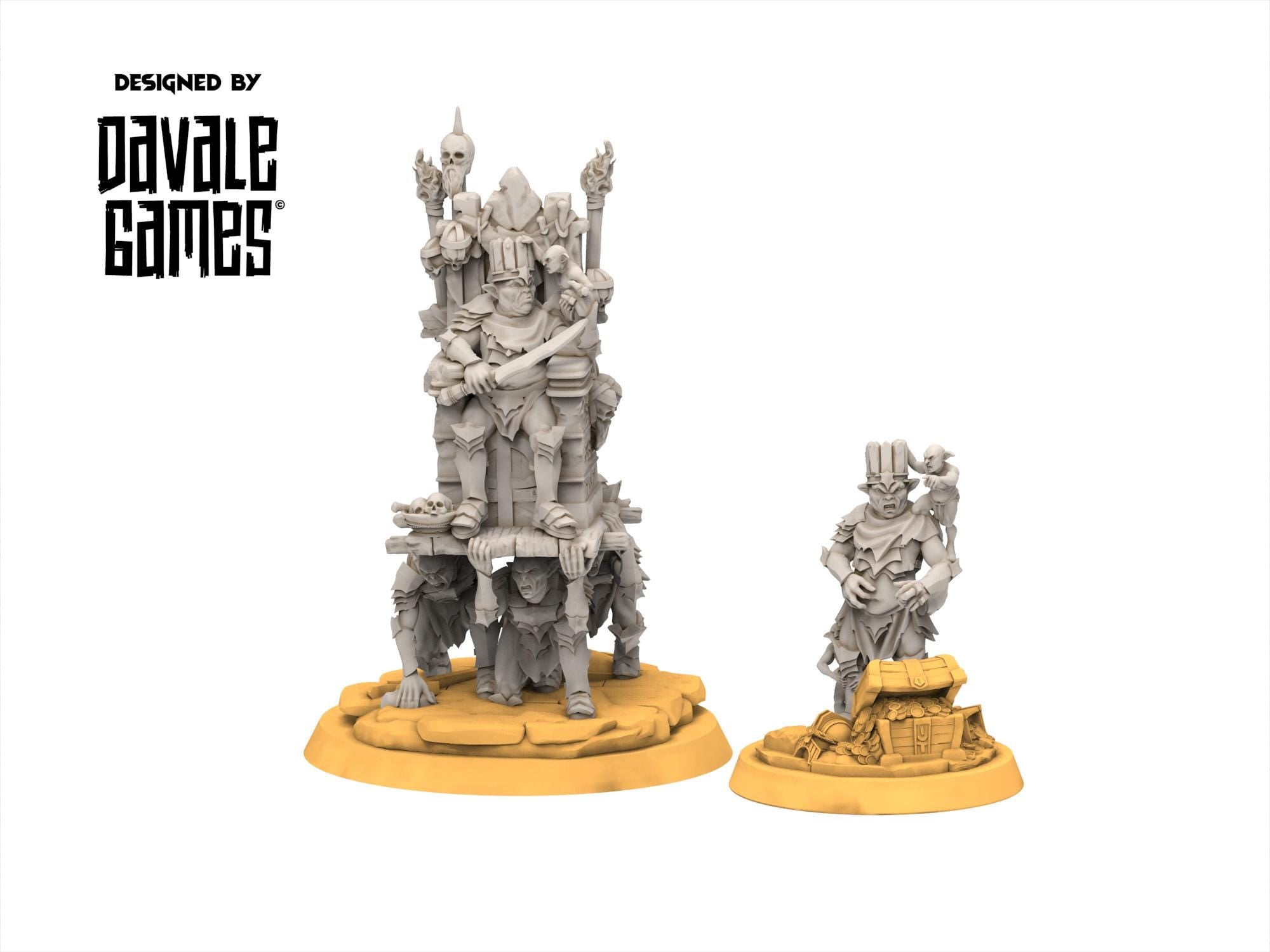 Goblin cave - Gruluk the Big King of the cave