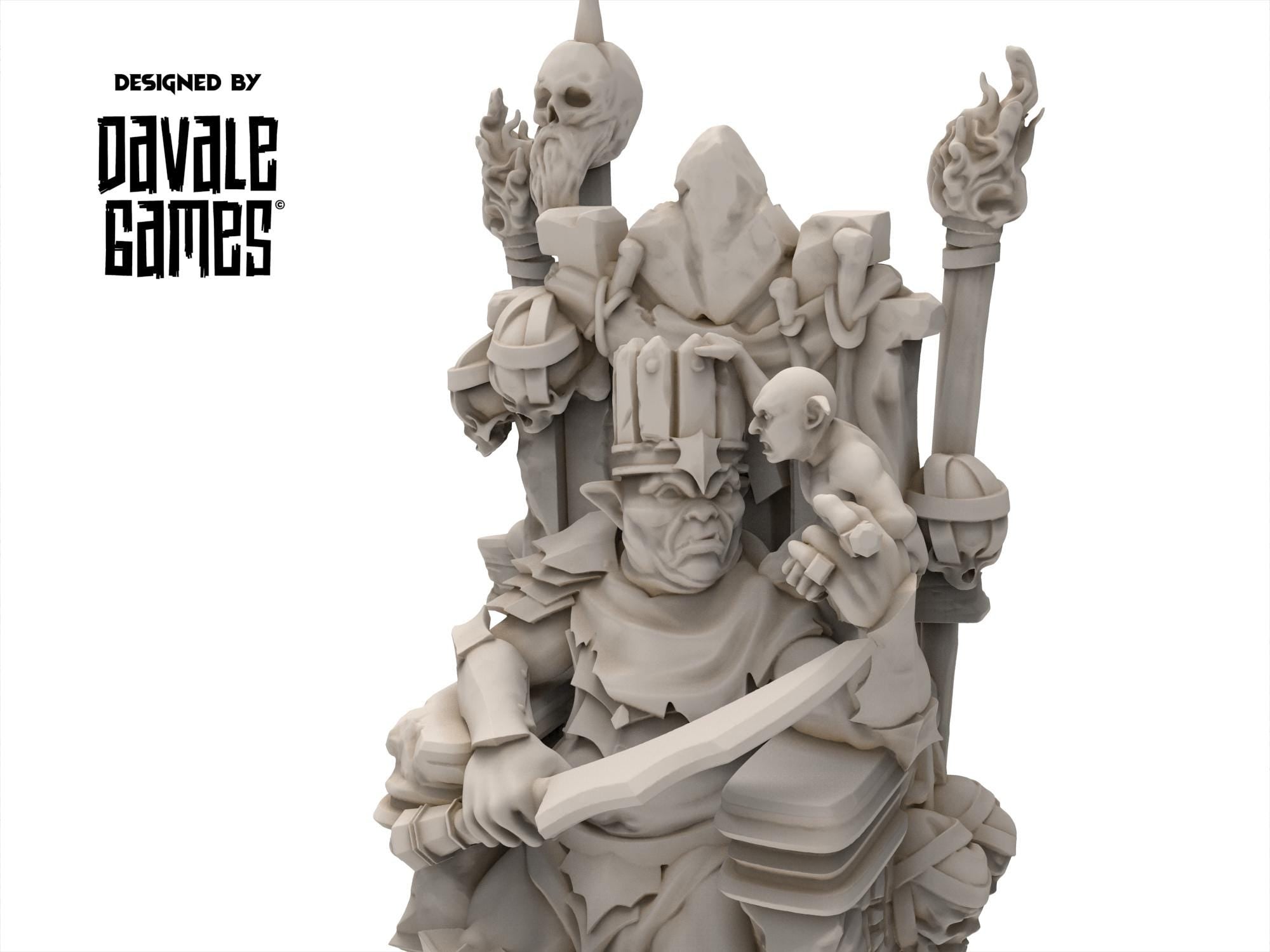 Goblin cave - Gruluk the Big King of the cave