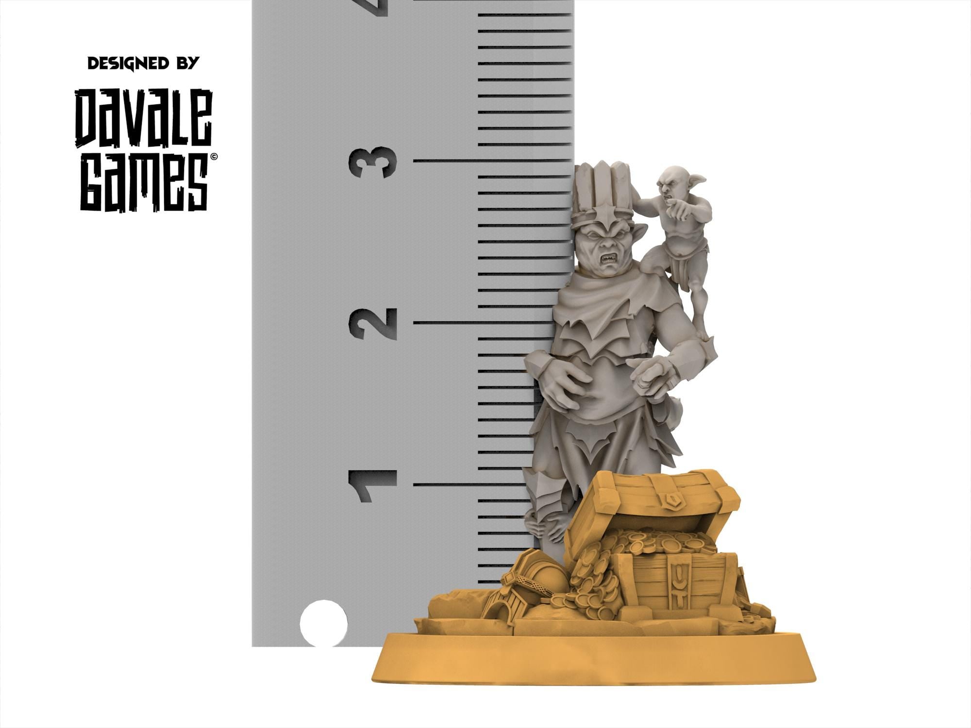 Goblin cave - Gruluk the Big King of the cave