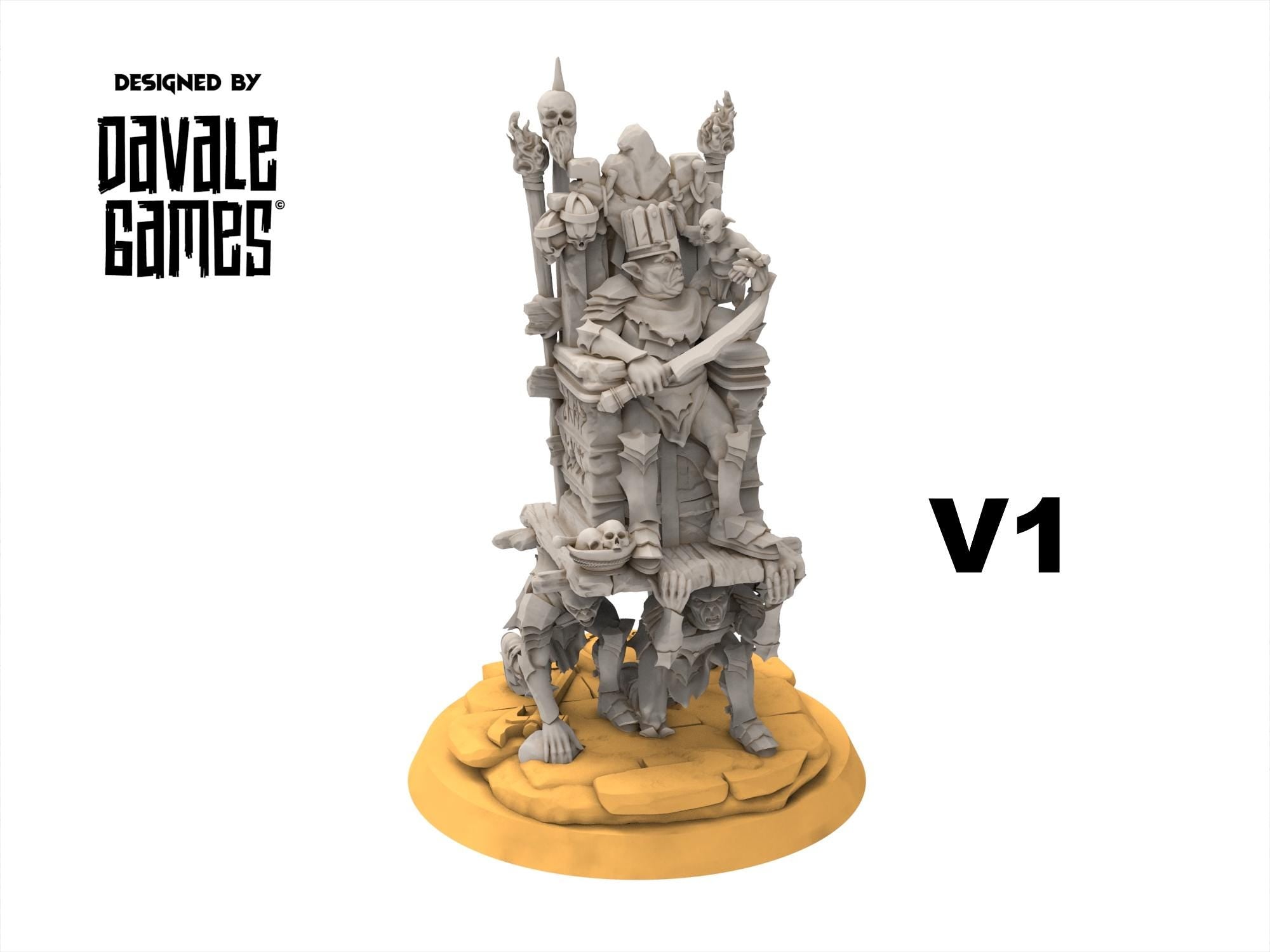 Goblin cave - Gruluk the Big King of the cave