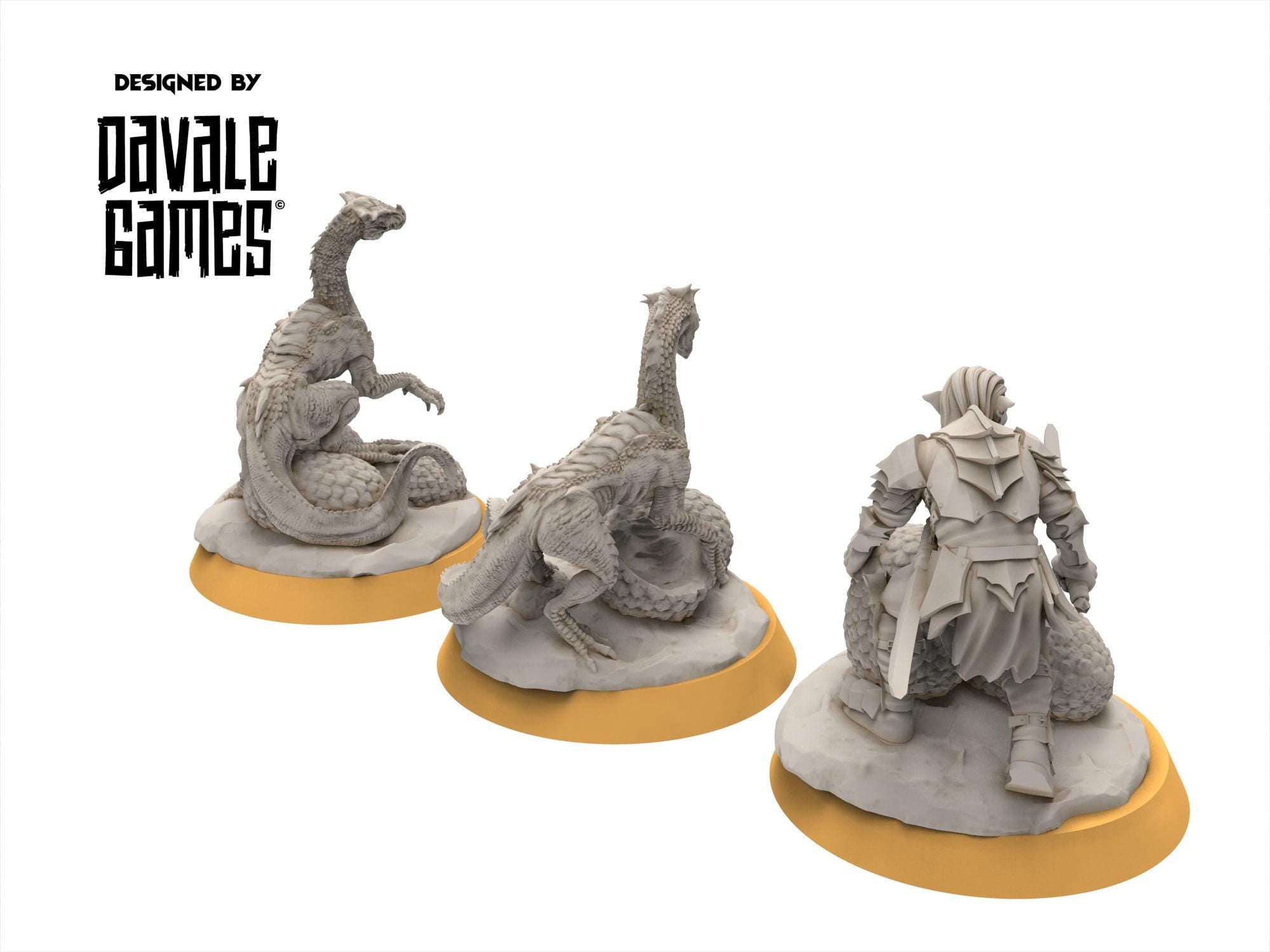 Goblin cave - Mountain Drake, Dwarf mine, Middle rings miniatures pour wargame D&D, SDA...