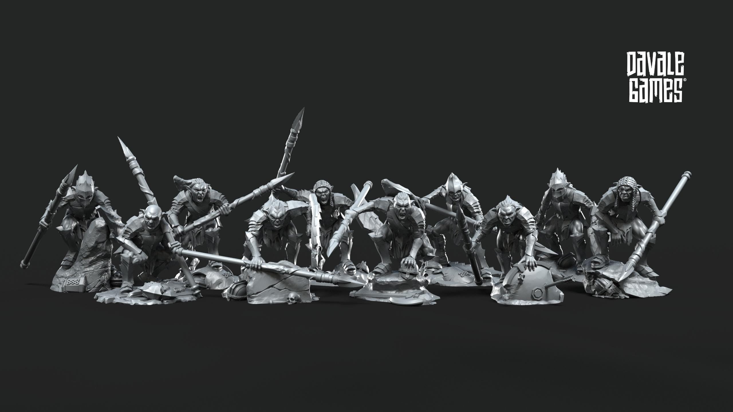 Goblin cave - Goblins with spear