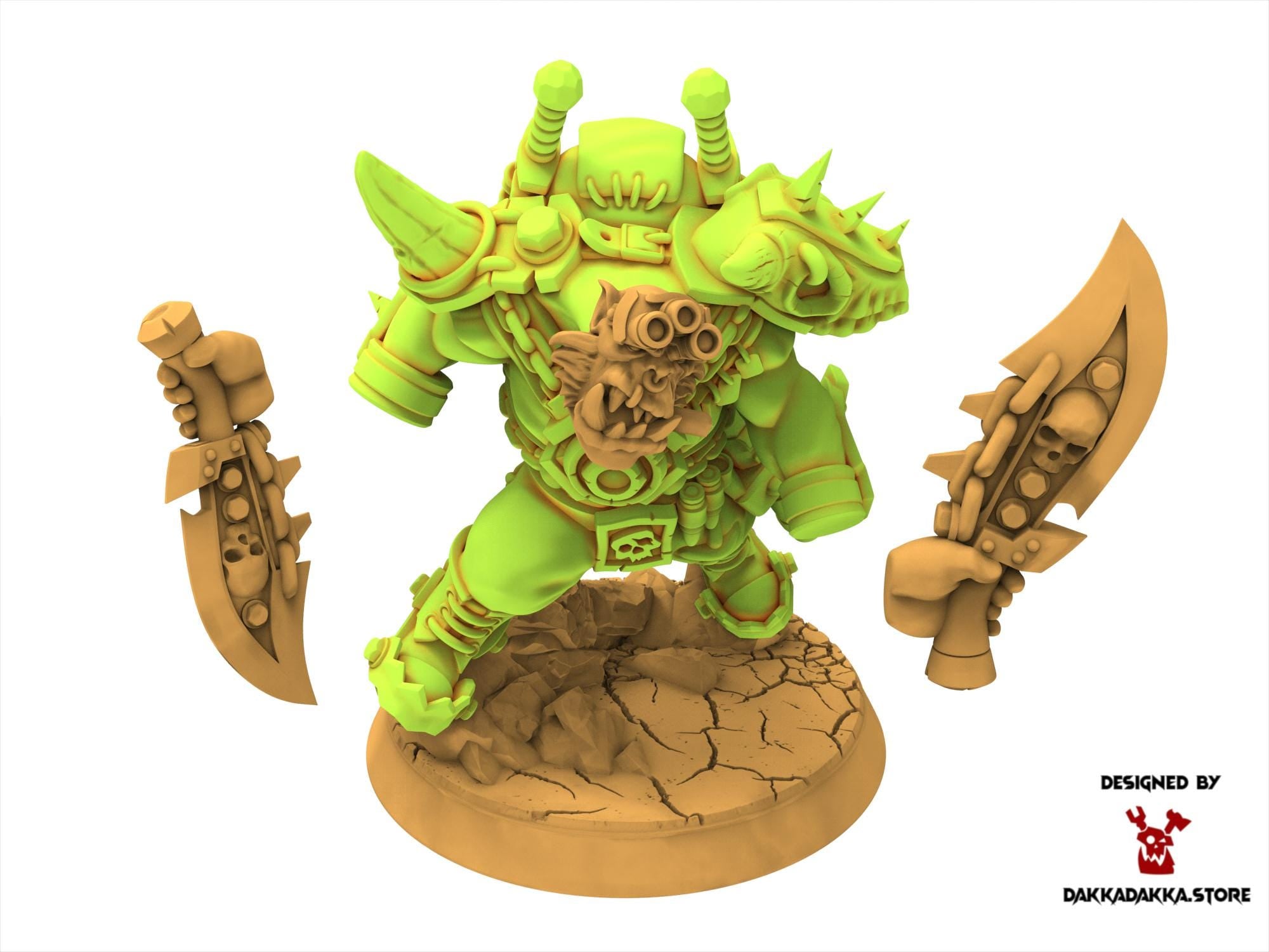 Green Skin - x3 Heavy Strikerz