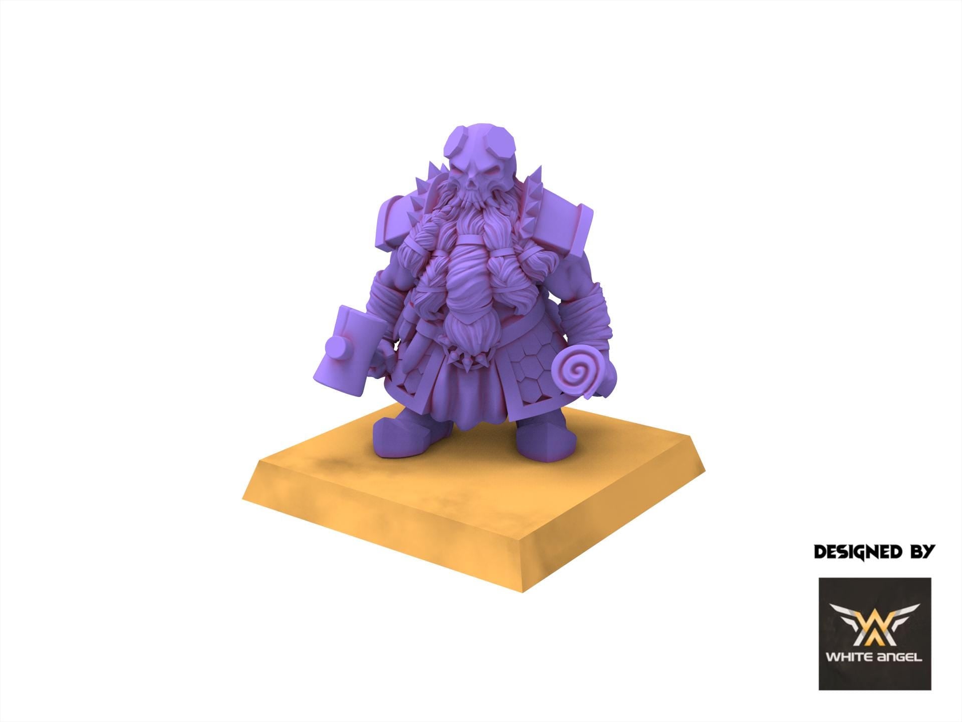 Infernal Dwarves - Infernal Destructor Cannon usable for Oldhammer, Fantasy battles, 9th age