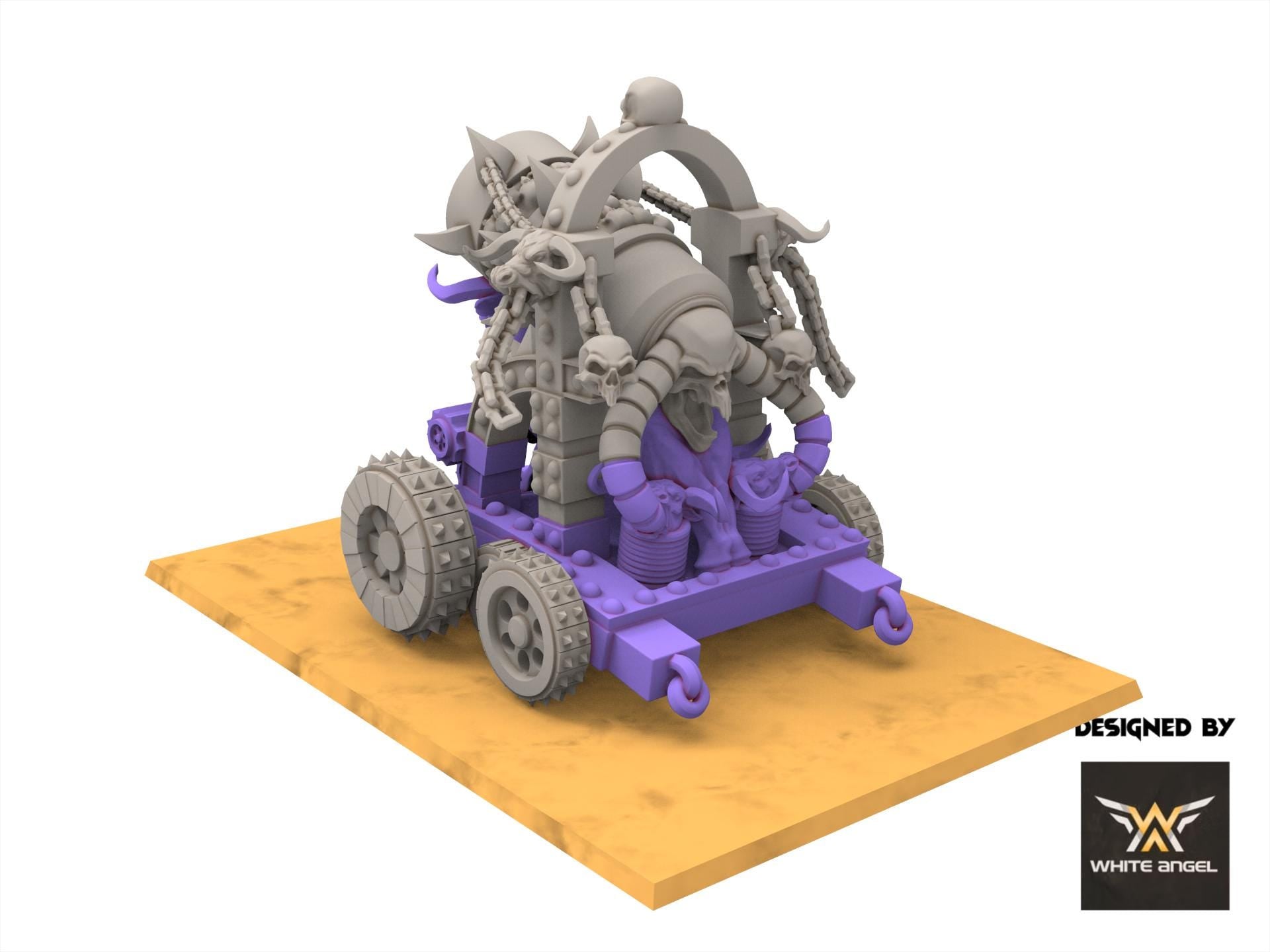 Infernal Dwarves - Infernal Destructor Cannon usable for Oldhammer, Fantasy battles, 9th age